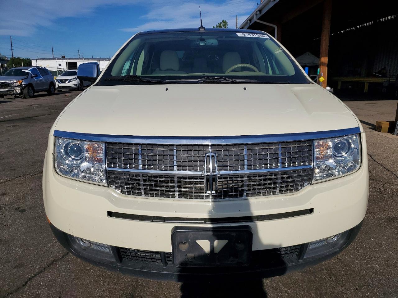 2007 Lincoln Mkx Cream vin: 2LMDU88C37BJ14974