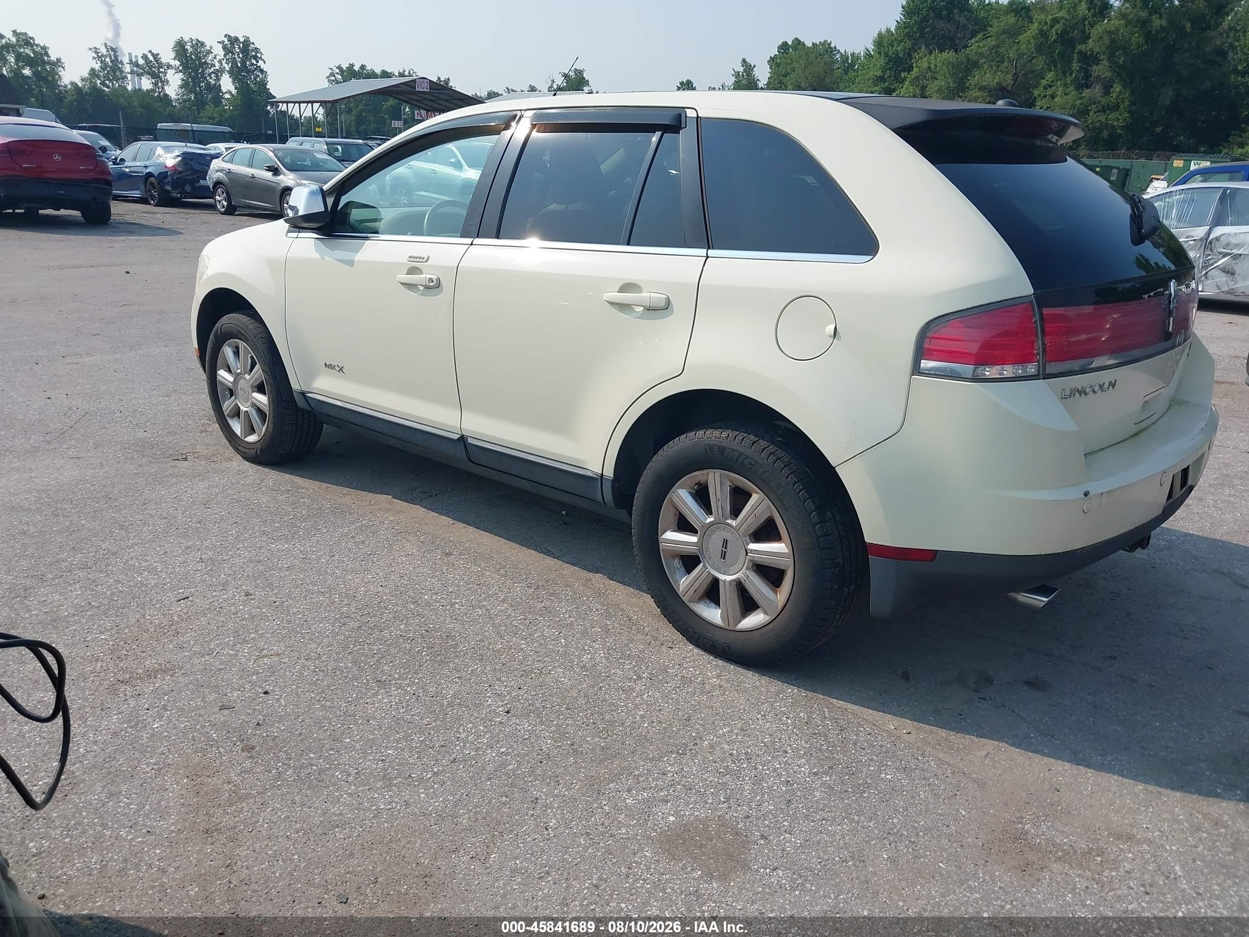 2007 Lincoln Mkx   Champagne vin: 2LMDU88C37BJ33461