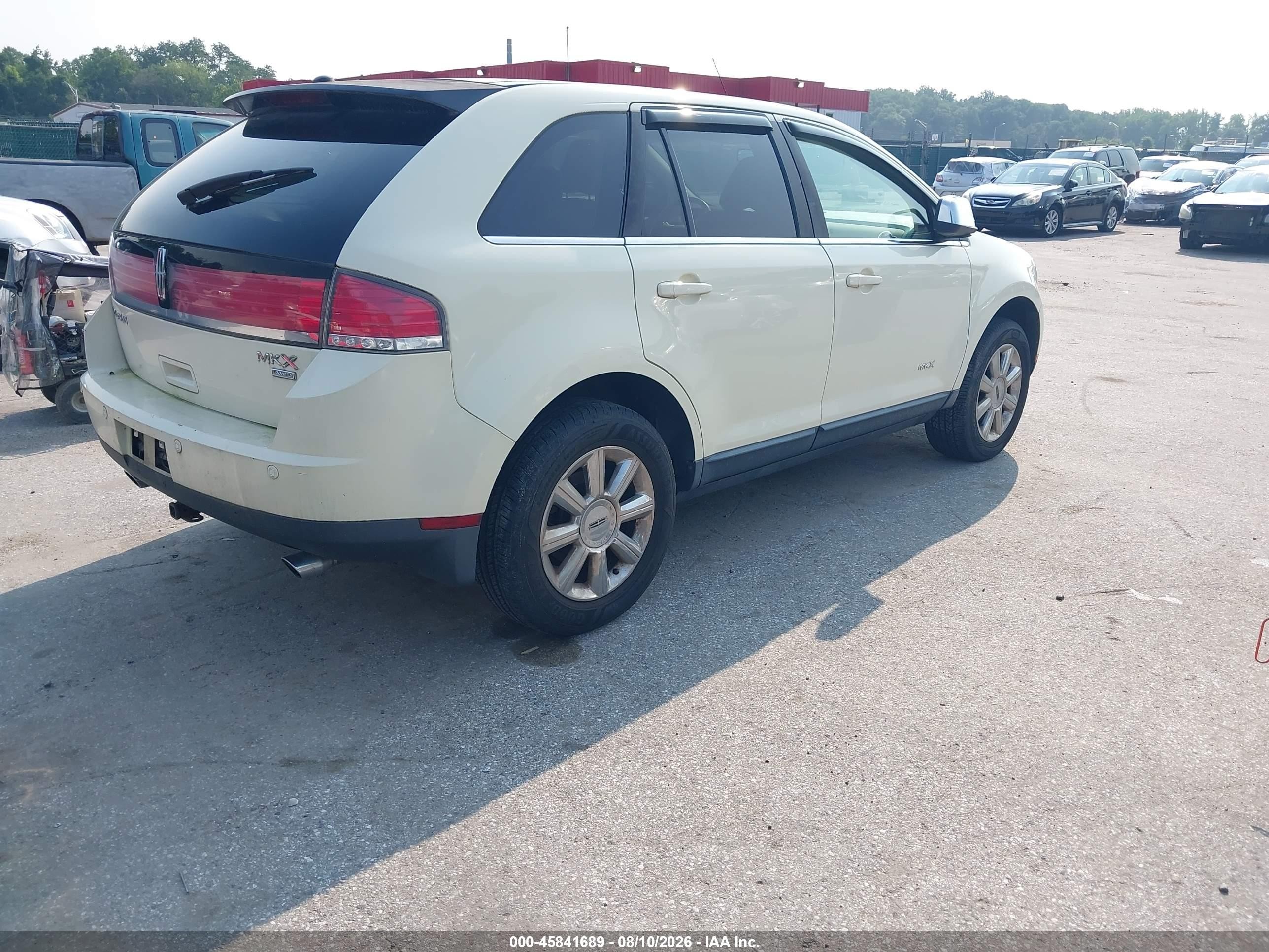2007 Lincoln Mkx   Champagne vin: 2LMDU88C37BJ33461