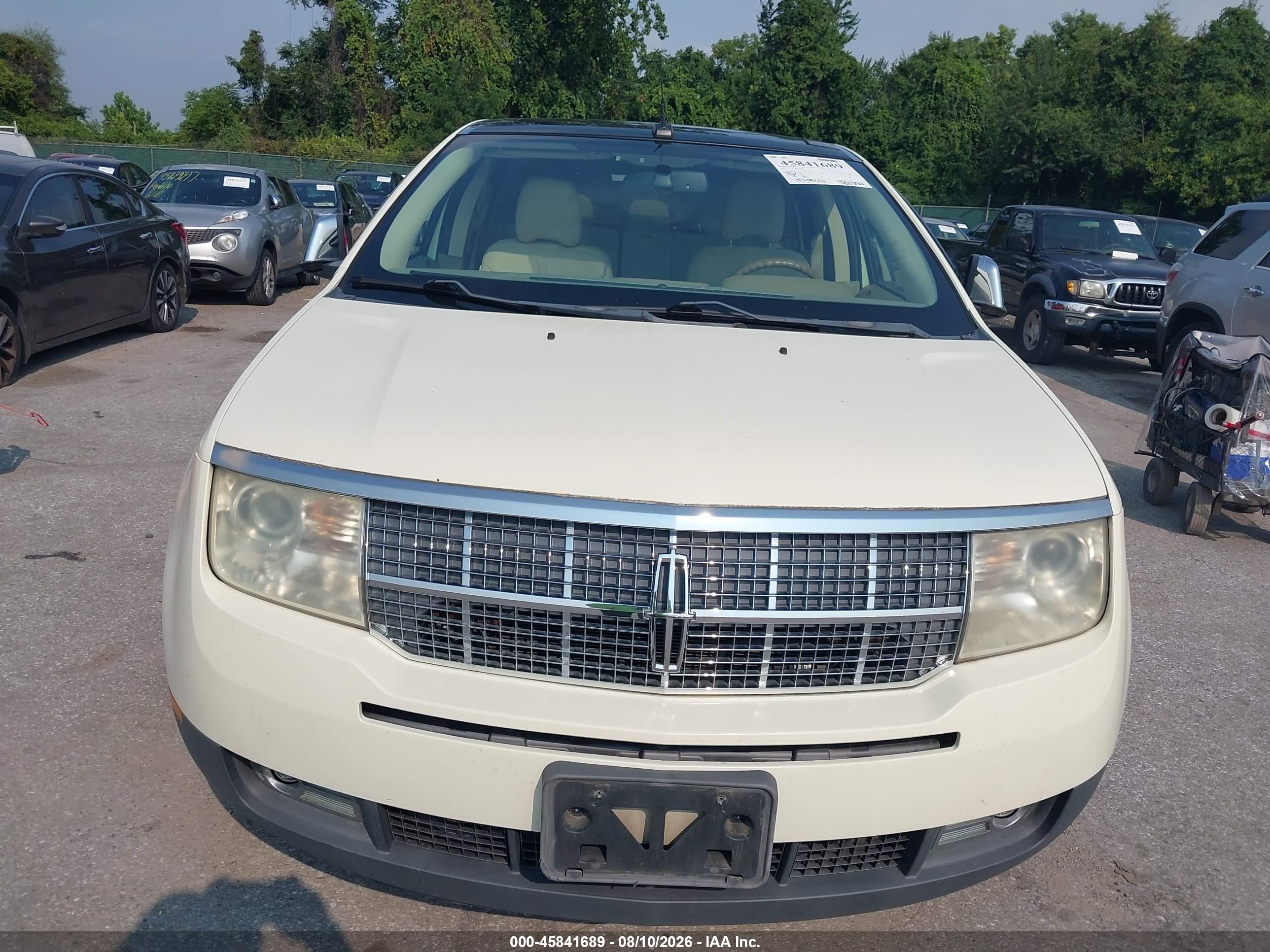 2007 Lincoln Mkx   Champagne vin: 2LMDU88C37BJ33461
