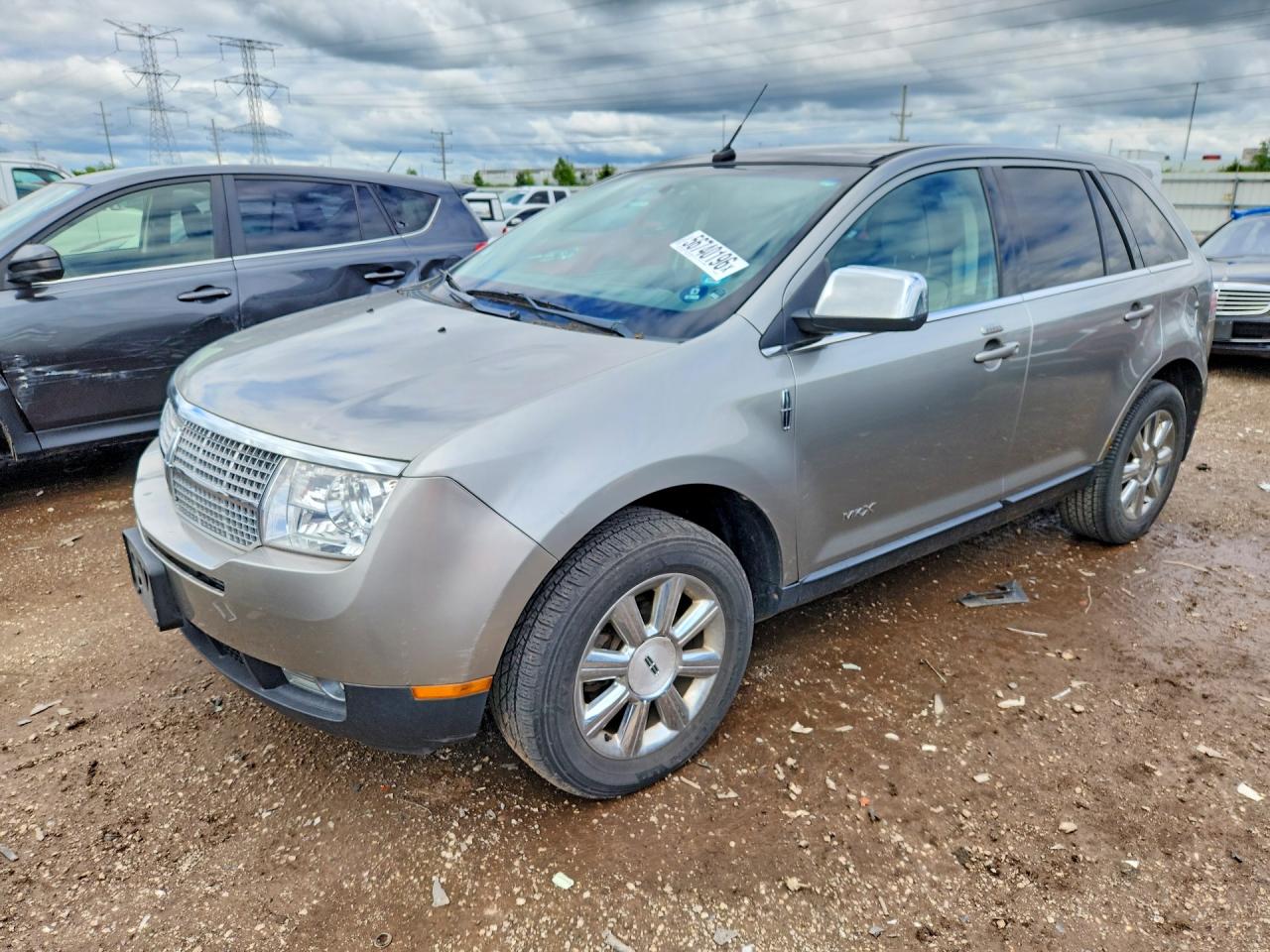 2008 Lincoln Mkx Silver vin: 2LMDU88C38BJ29346