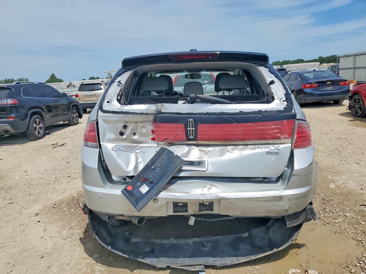 2009 Lincoln Mkx Серебряный vin: 2LMDU88C39BJ01922