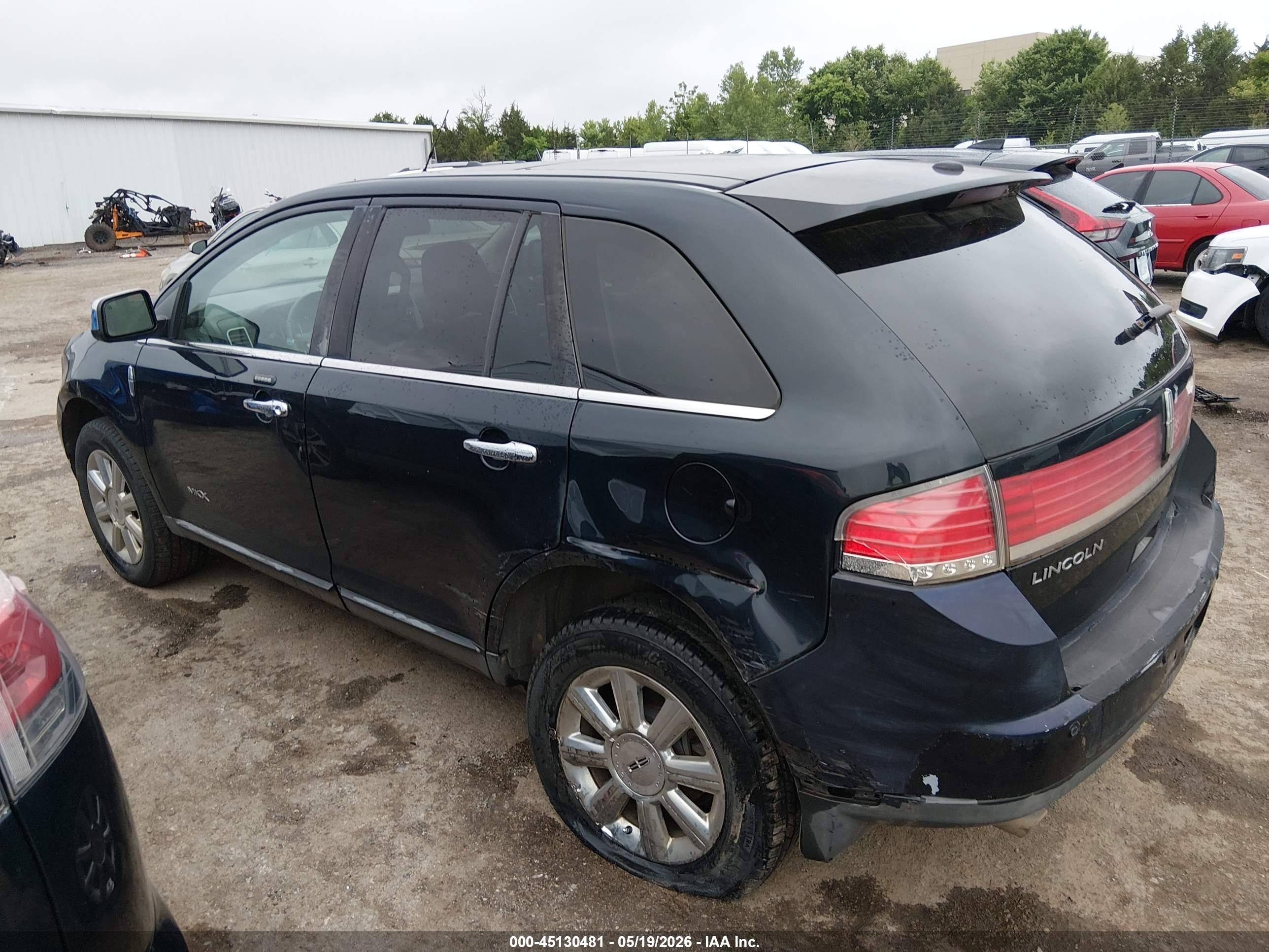 2009 Lincoln Mkx   Black vin: 2LMDU88C39BJ07042