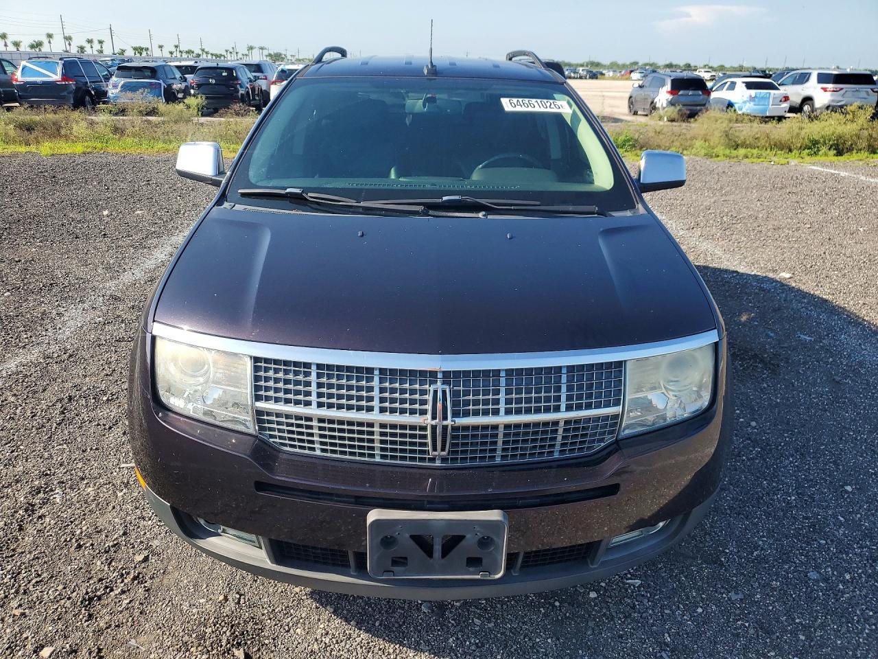 2007 Lincoln Mkx Purple vin: 2LMDU88C47BJ07273