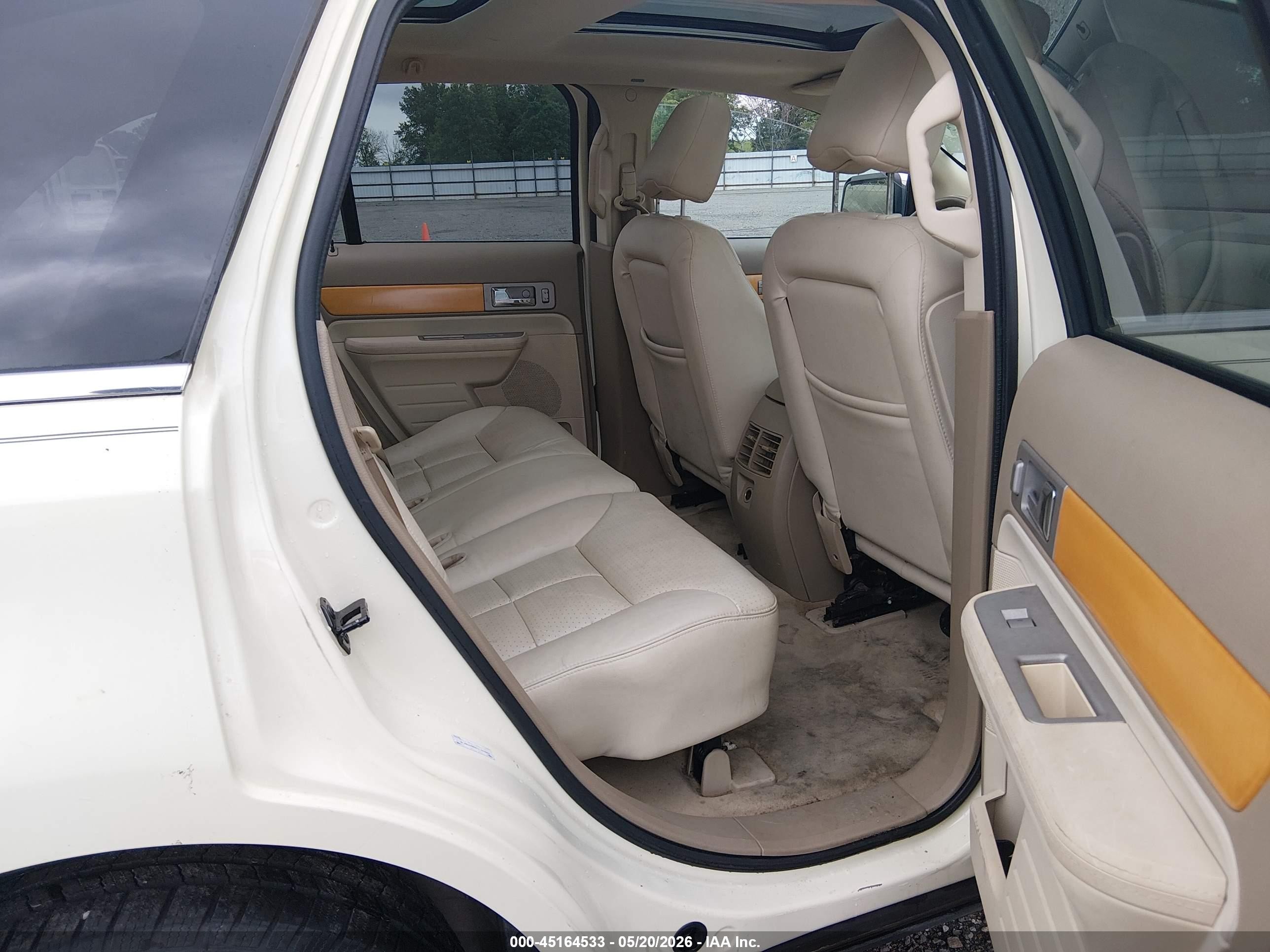 2007 Lincoln Mkx   White vin: 2LMDU88C47BJ23280