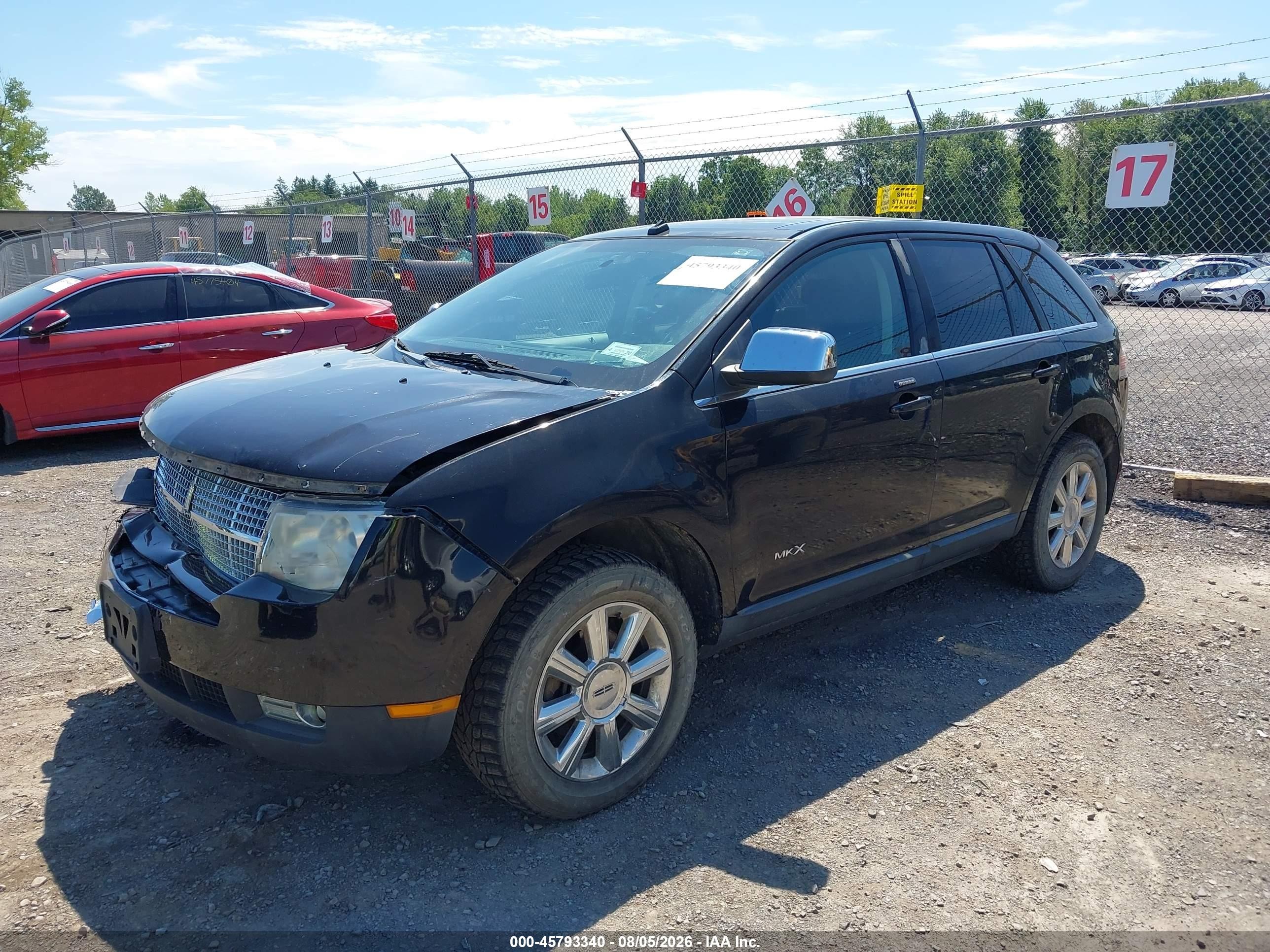 2007 Lincoln Mkx   Black vin: 2LMDU88C47BJ23957