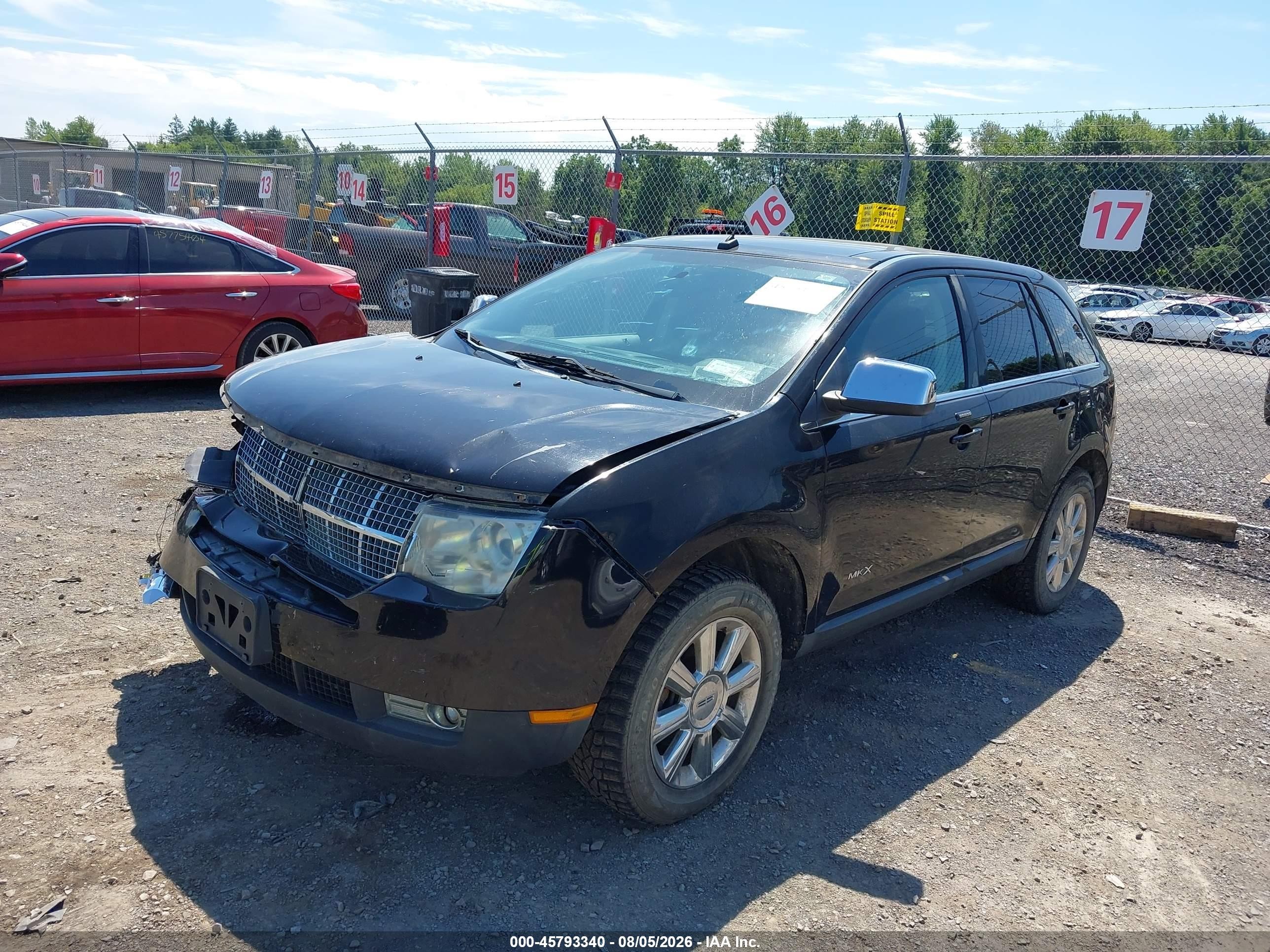 2007 Lincoln Mkx   Black vin: 2LMDU88C47BJ23957