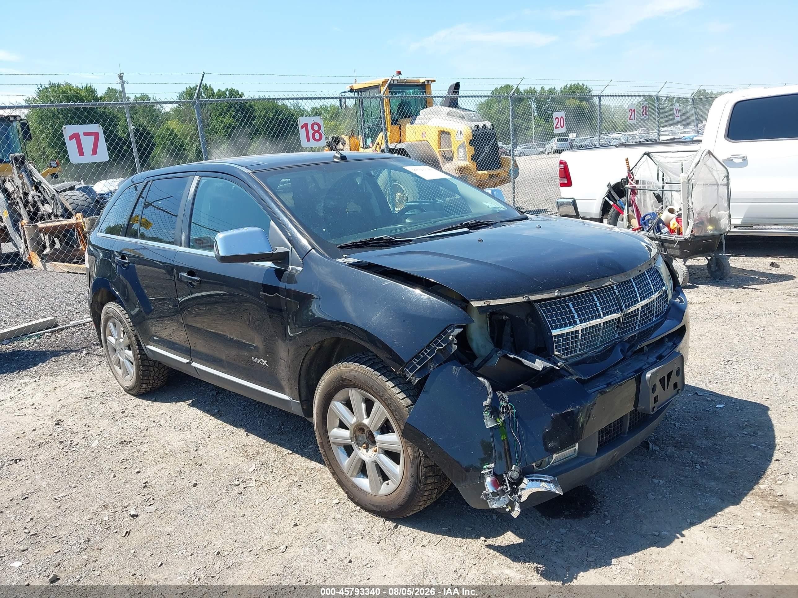 2007 Lincoln Mkx   Black vin: 2LMDU88C47BJ23957