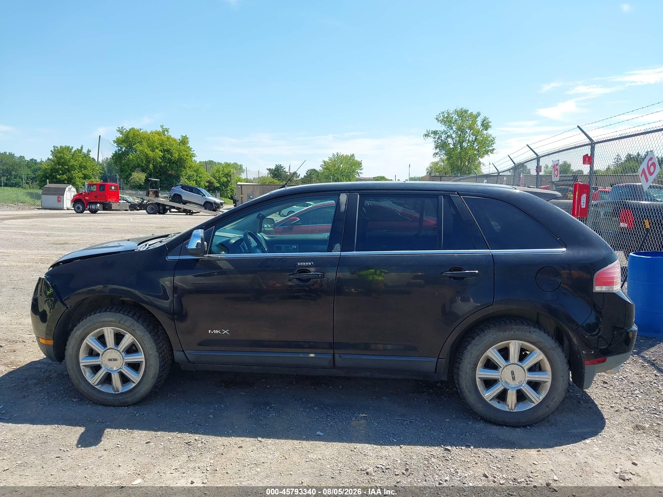 2007 Lincoln Mkx   Black vin: 2LMDU88C47BJ23957