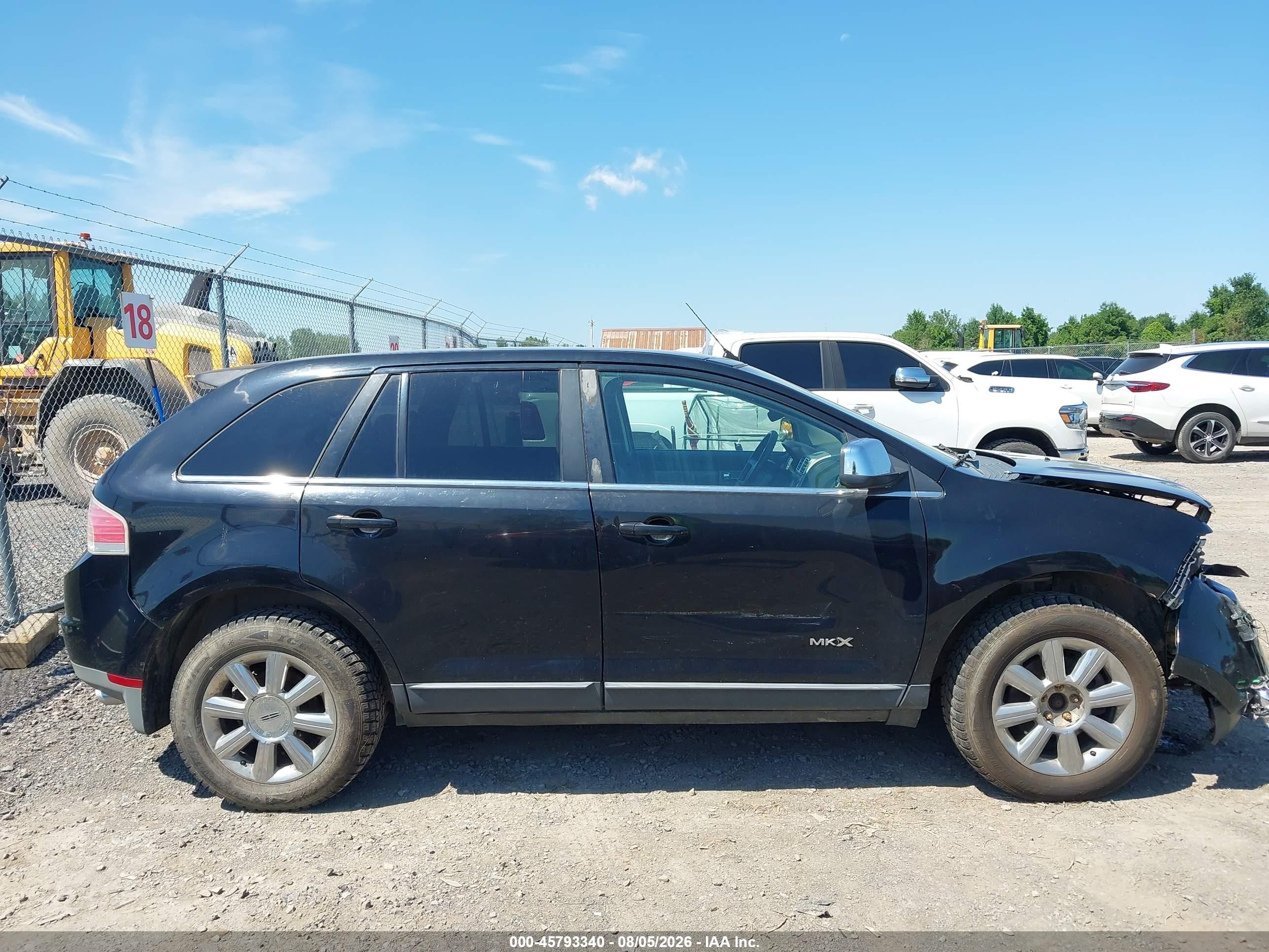 2007 Lincoln Mkx   Black vin: 2LMDU88C47BJ23957