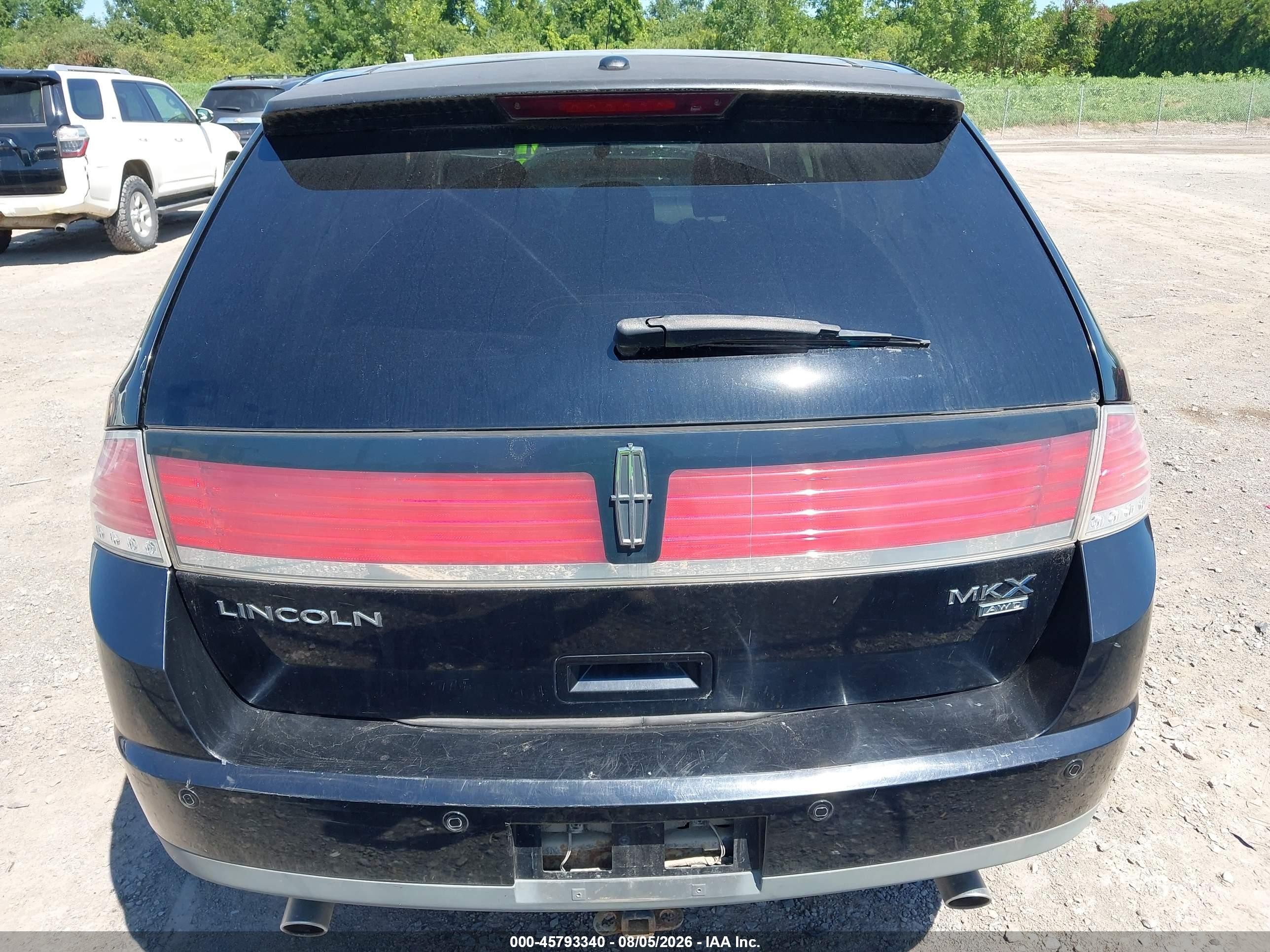 2007 Lincoln Mkx   Black vin: 2LMDU88C47BJ23957