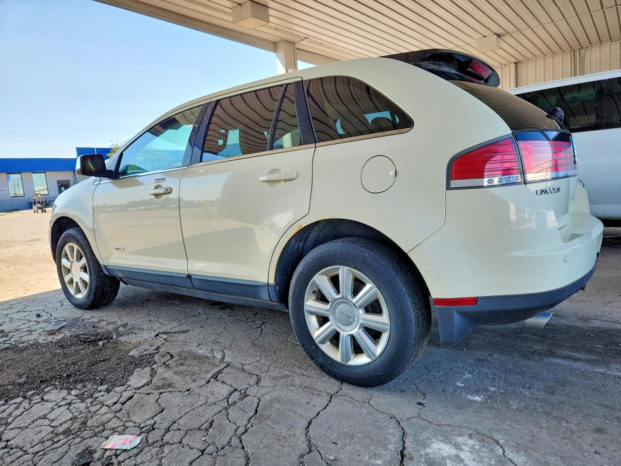 2007 Lincoln Mkx Beige vin: 2LMDU88C47BJ37650
