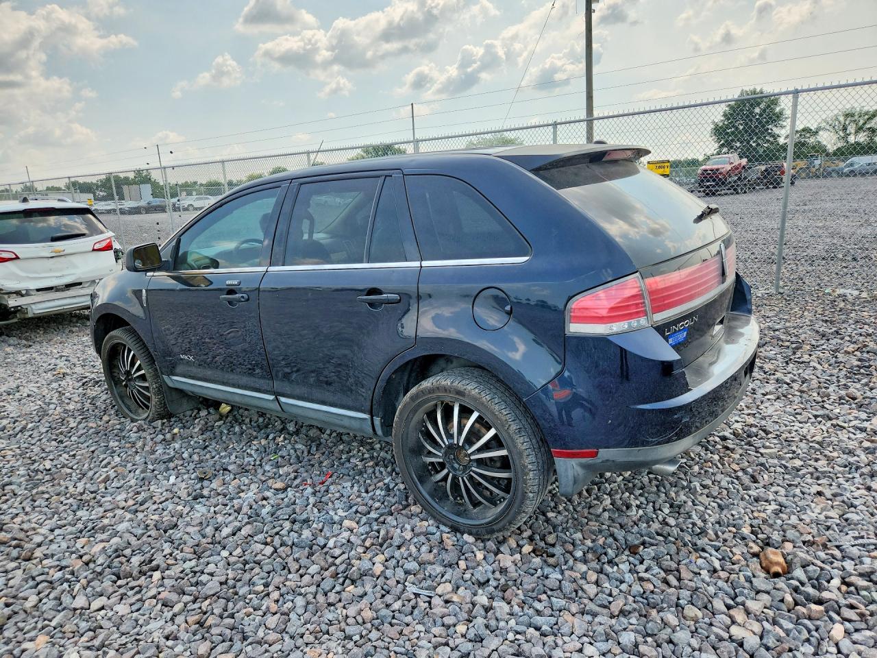 2008 Lincoln Mkx Blue vin: 2LMDU88C48BJ18324