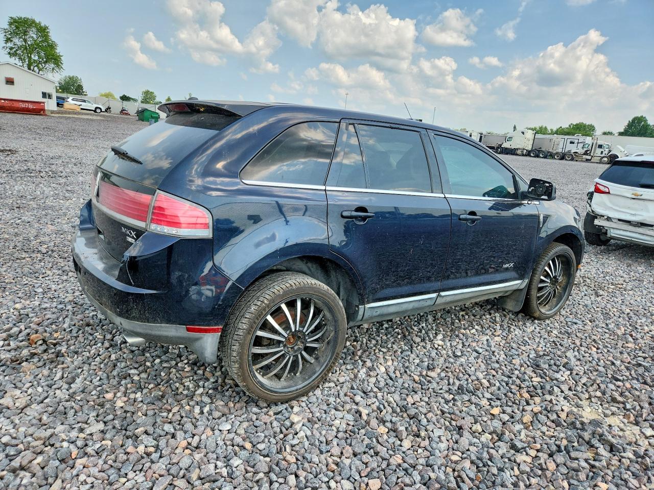 2008 Lincoln Mkx Blue vin: 2LMDU88C48BJ18324
