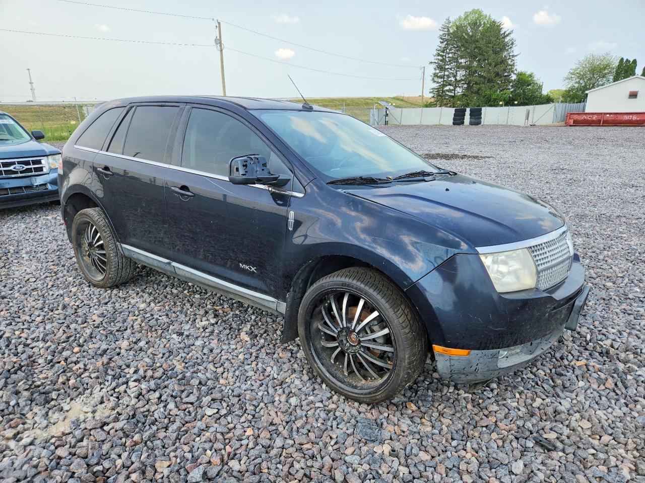 2008 Lincoln Mkx Blue vin: 2LMDU88C48BJ18324