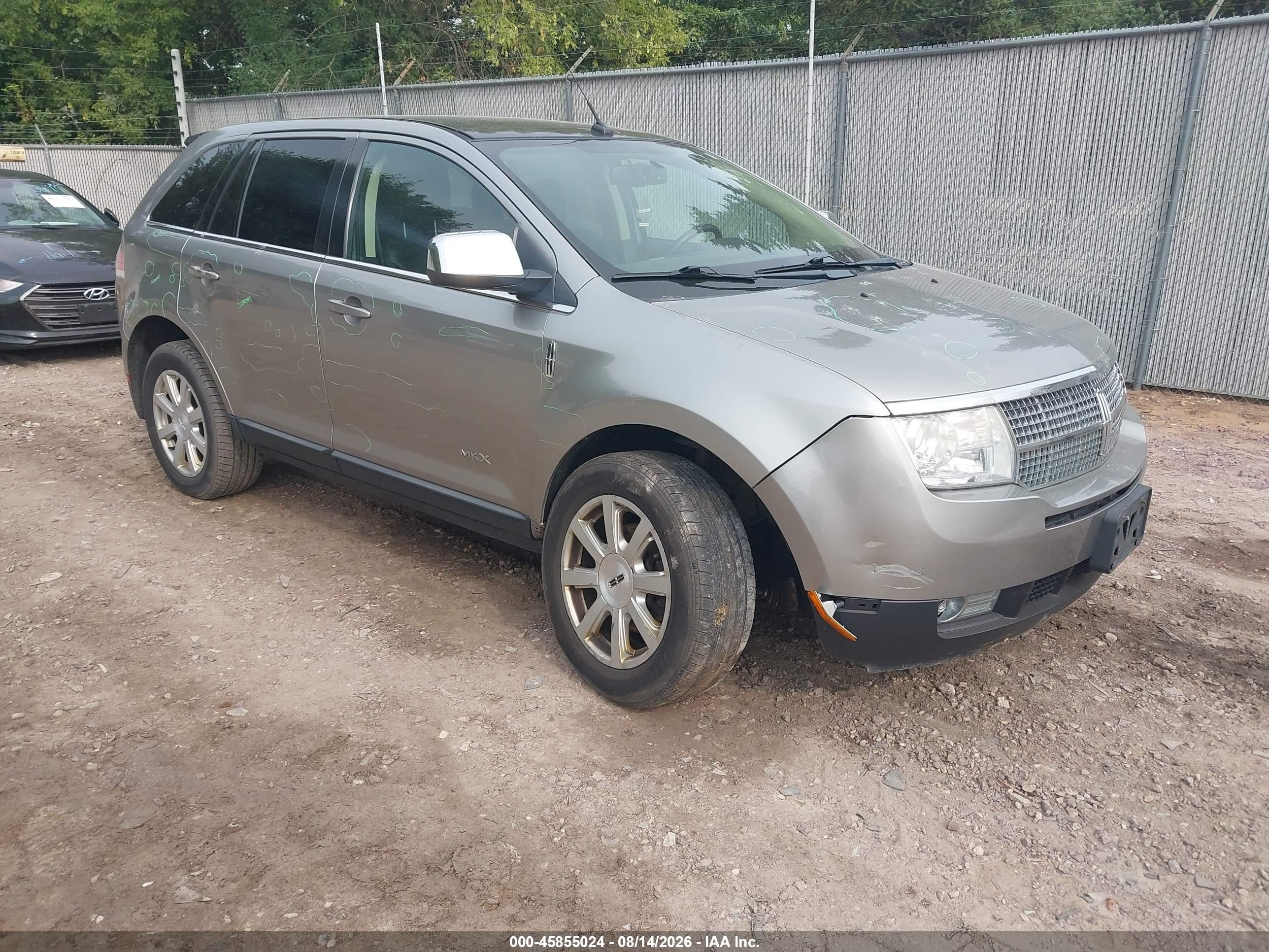 2008 Lincoln Mkx   Серый vin: 2LMDU88C48BJ34054