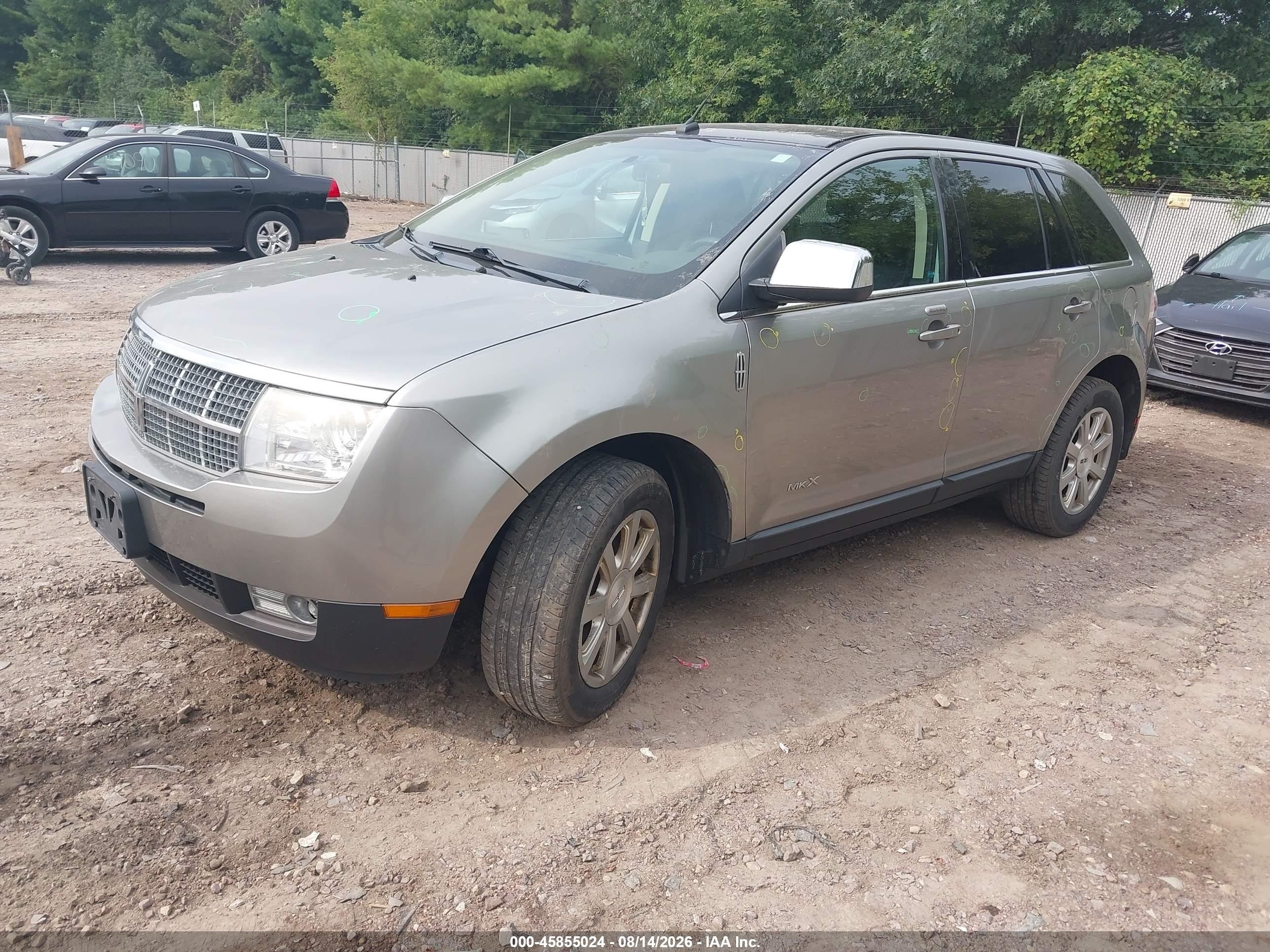 2008 Lincoln Mkx   Серый vin: 2LMDU88C48BJ34054