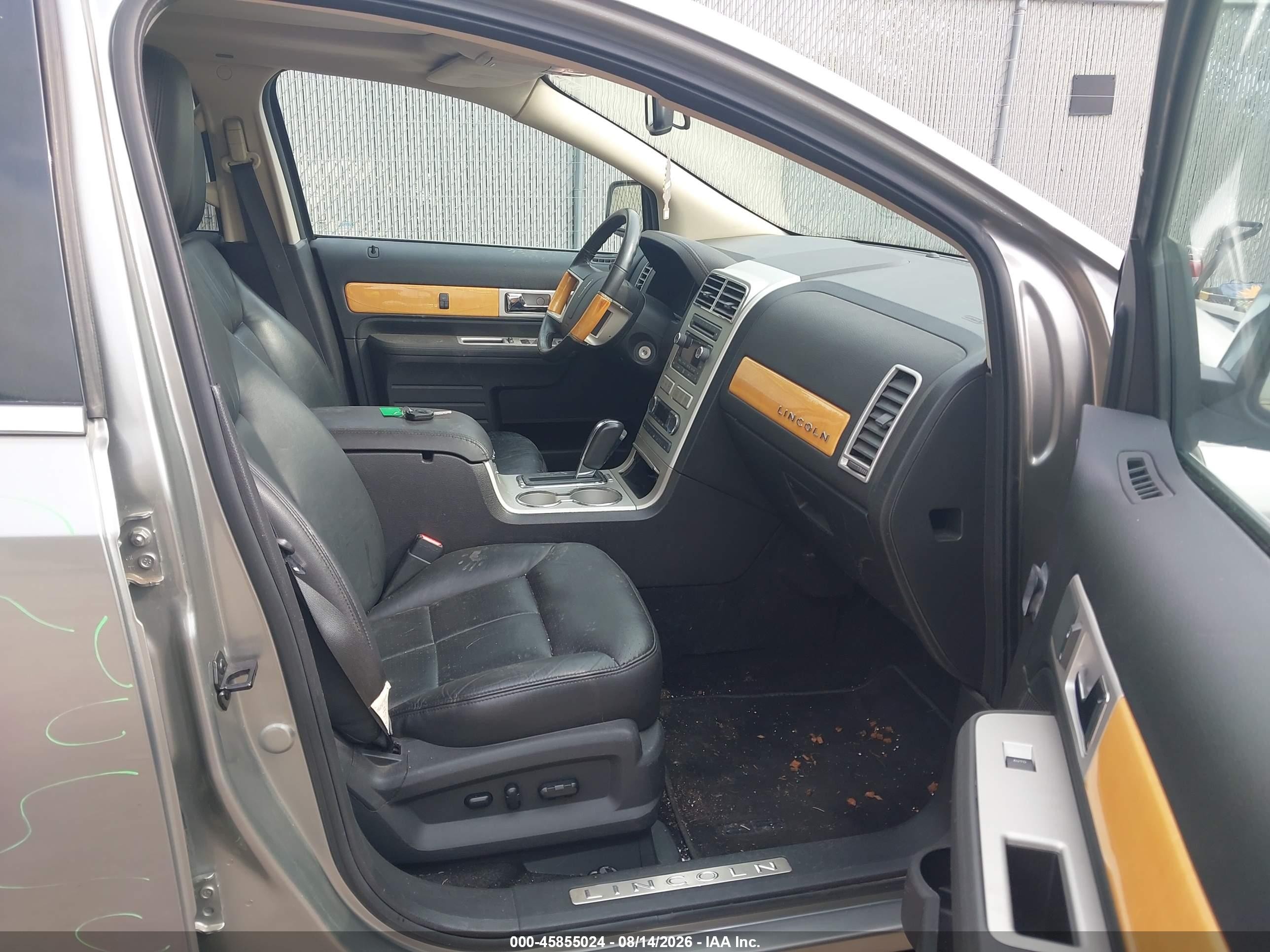 2008 Lincoln Mkx   Серый vin: 2LMDU88C48BJ34054