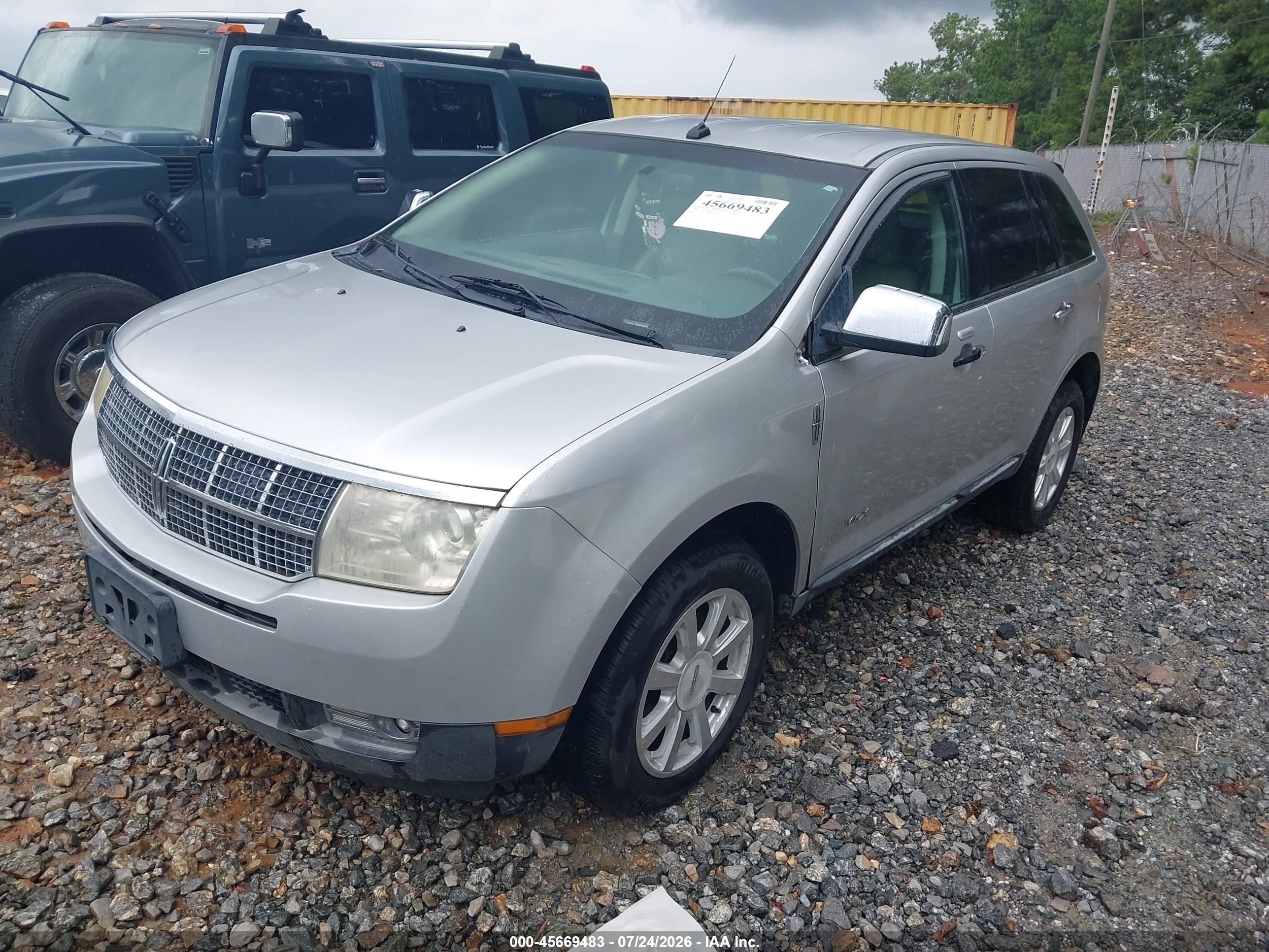 2009 Lincoln Mkx   Silver vin: 2LMDU88C49BJ08846