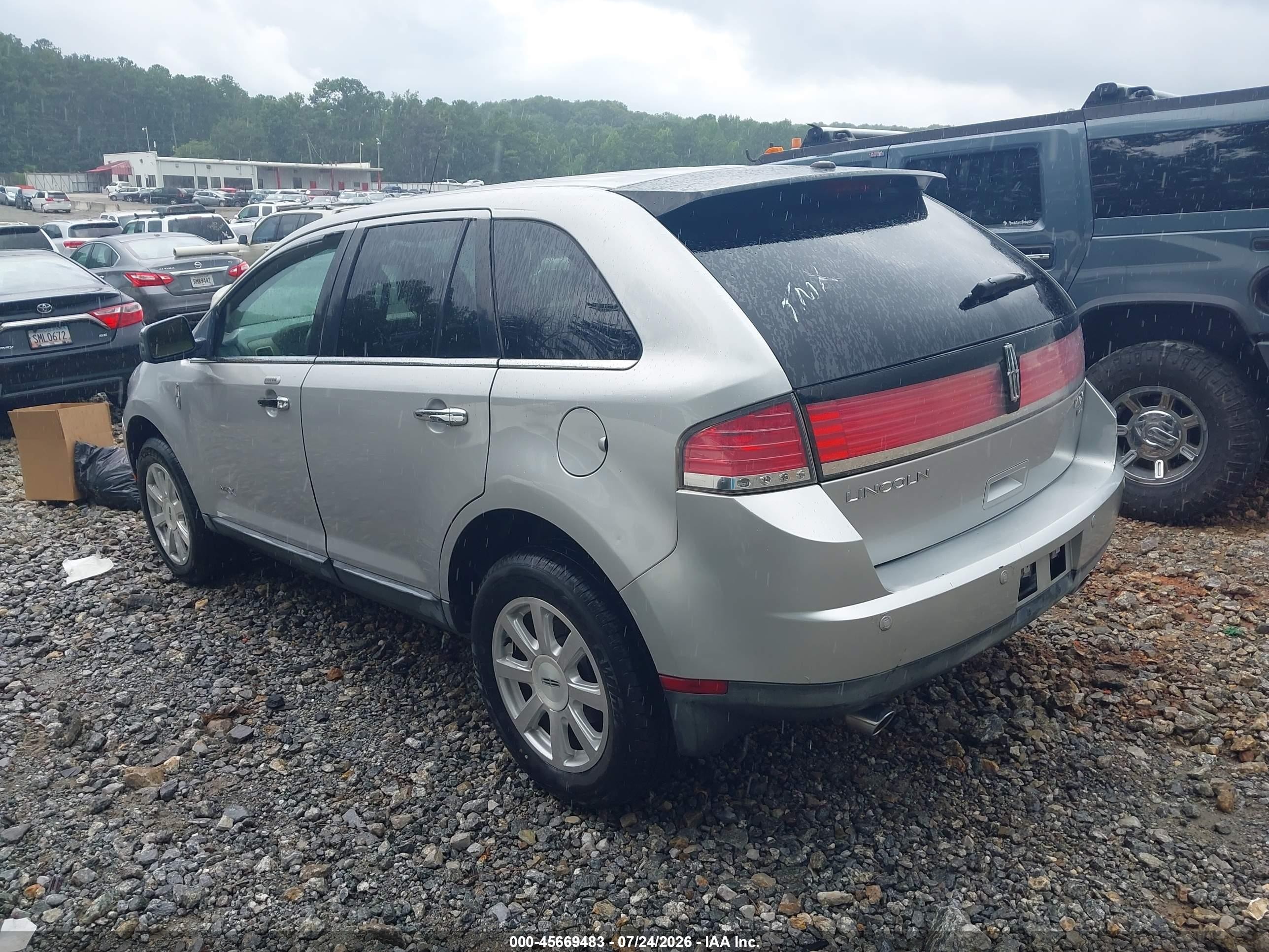 2009 Lincoln Mkx   Silver vin: 2LMDU88C49BJ08846