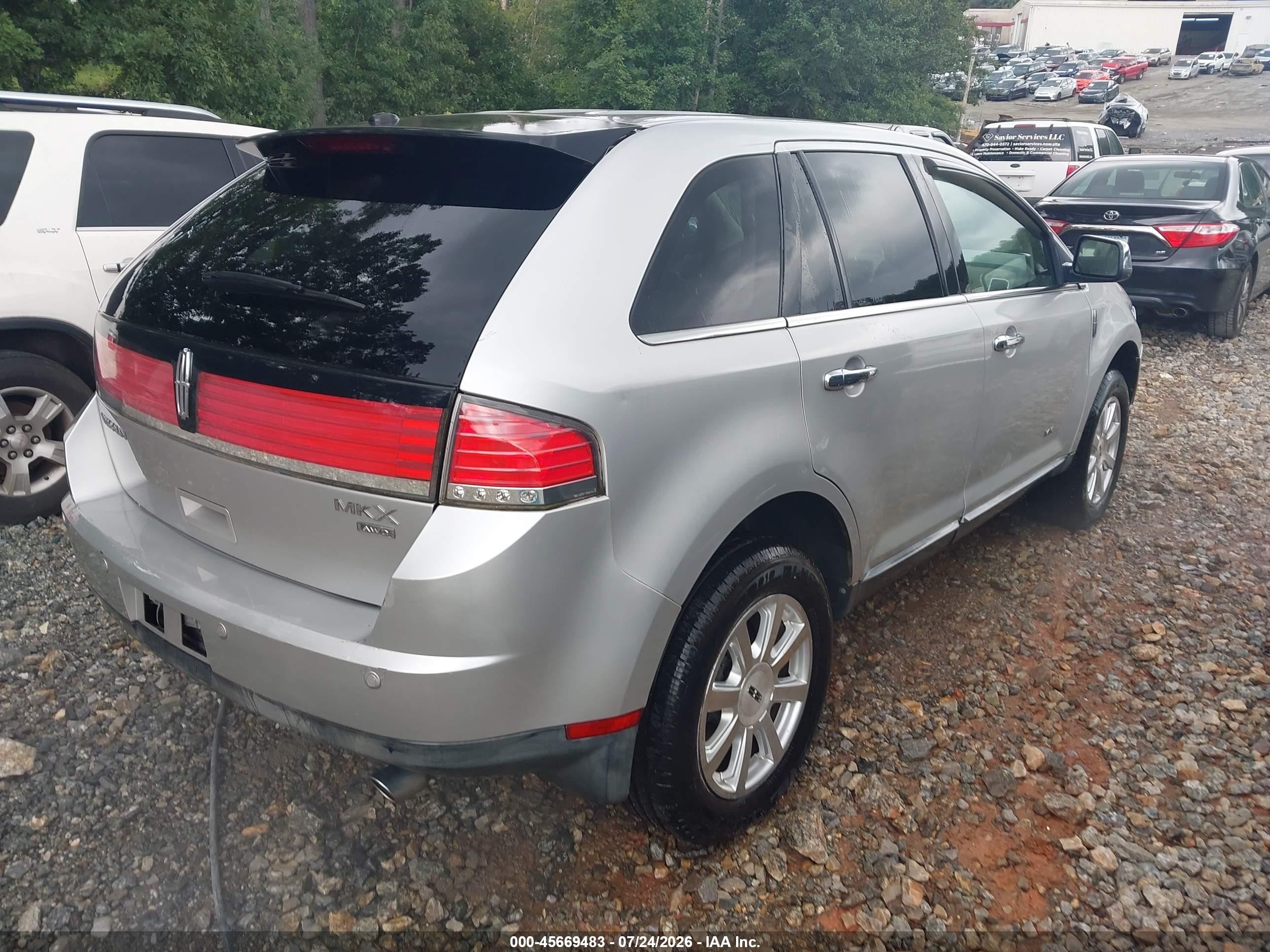 2009 Lincoln Mkx   Silver vin: 2LMDU88C49BJ08846