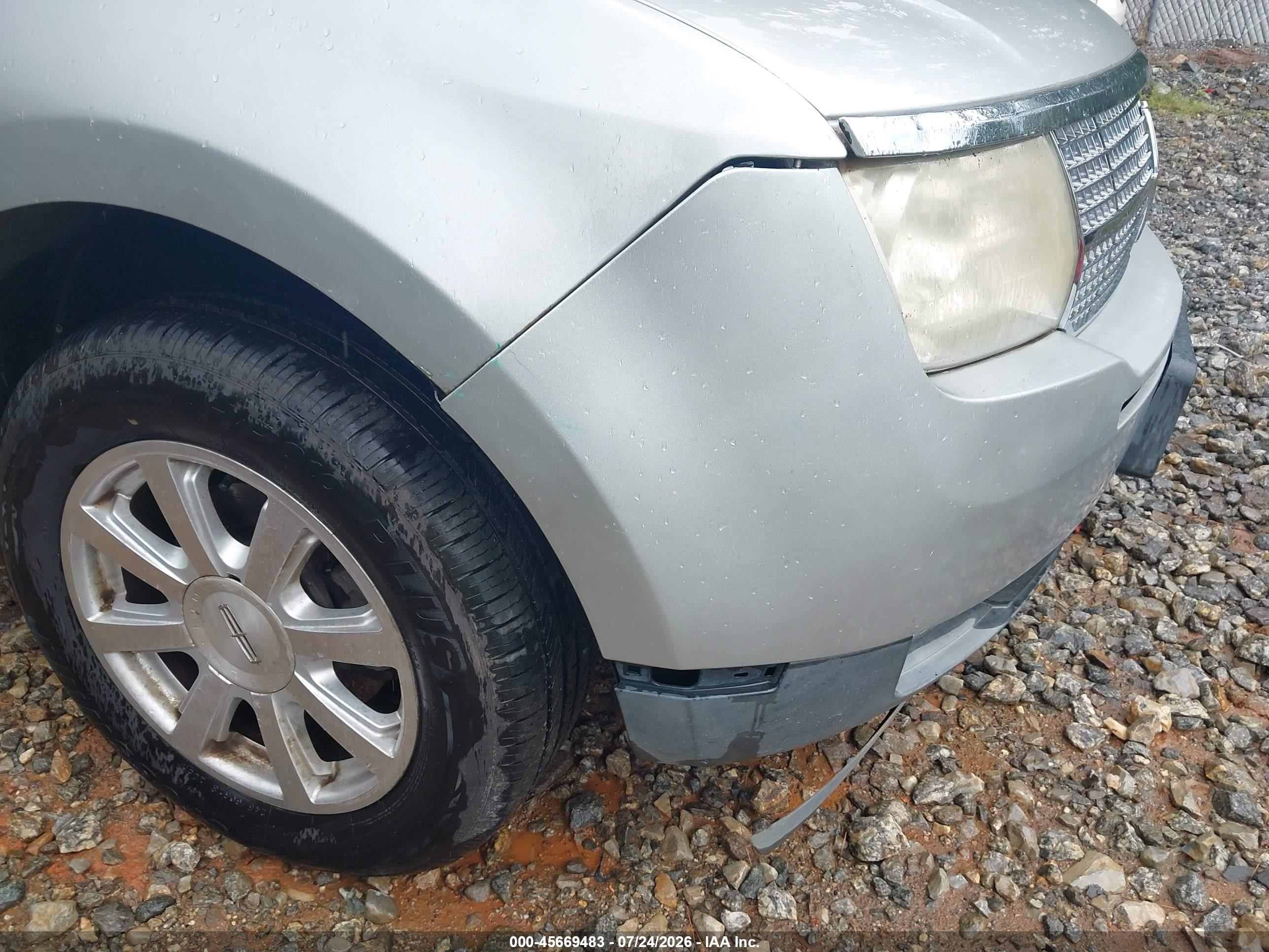 2009 Lincoln Mkx   Silver vin: 2LMDU88C49BJ08846