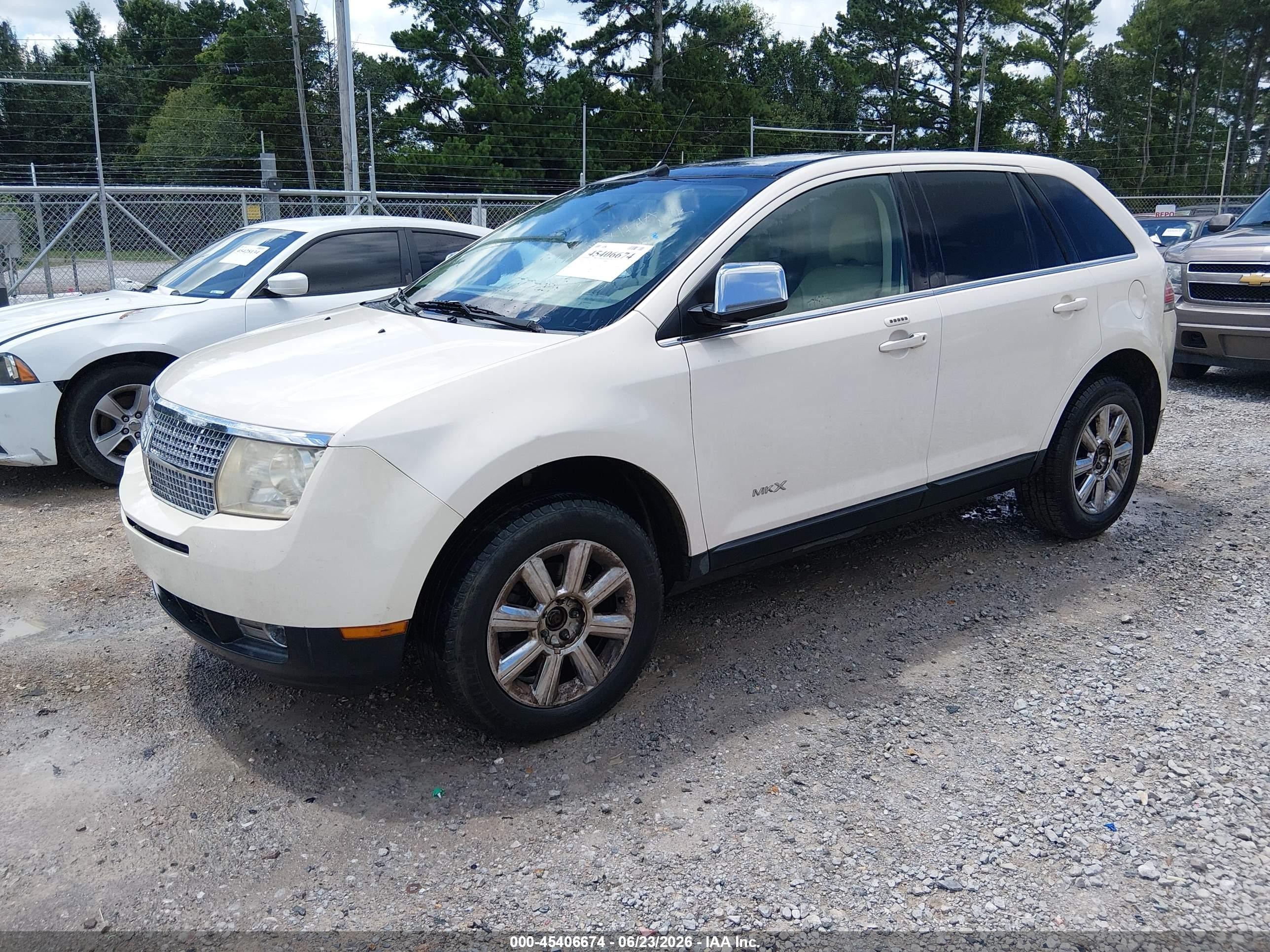 2007 Lincoln Mkx   Белый vin: 2LMDU88C57BJ02969