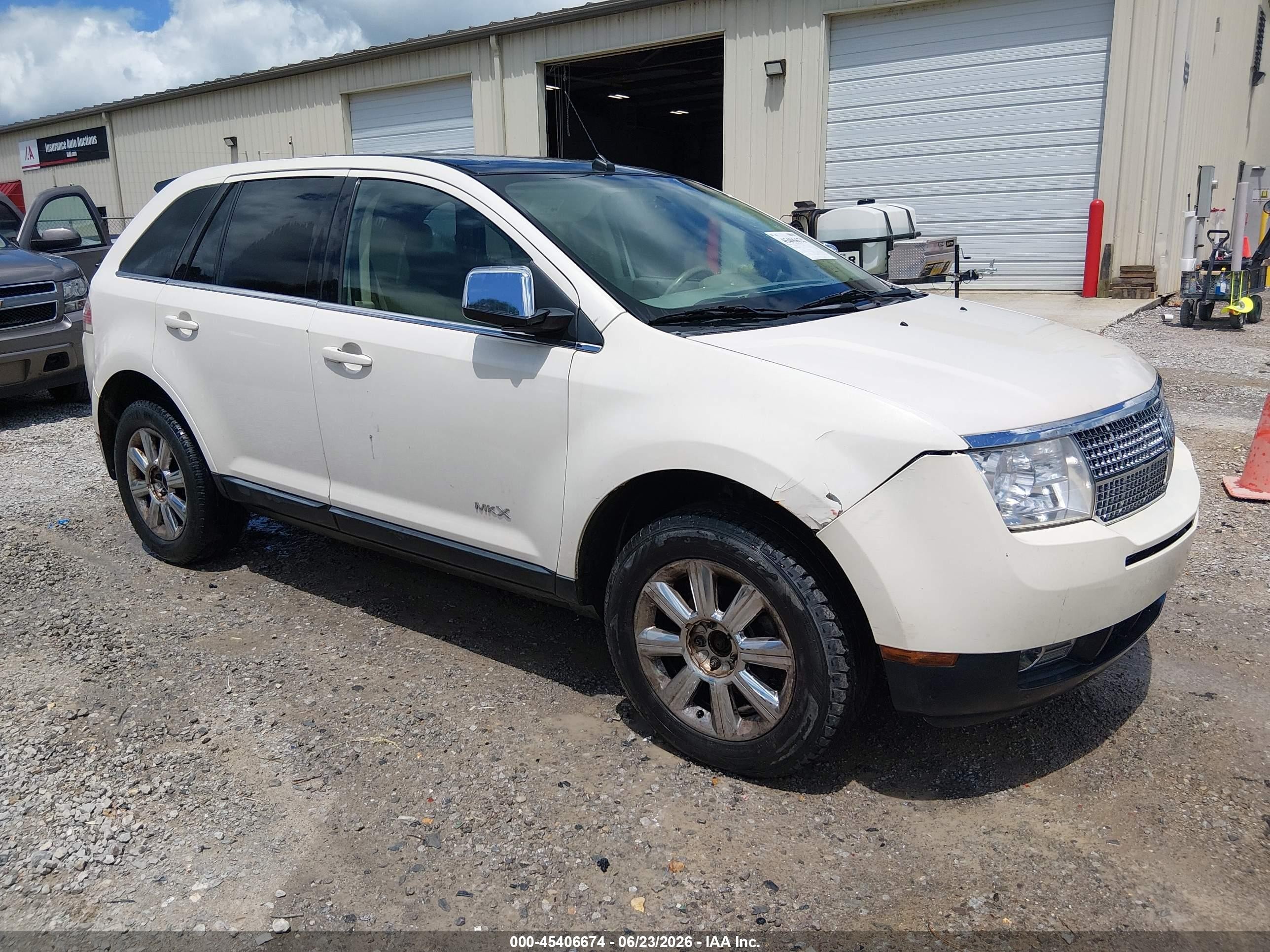 2007 Lincoln Mkx   Белый vin: 2LMDU88C57BJ02969