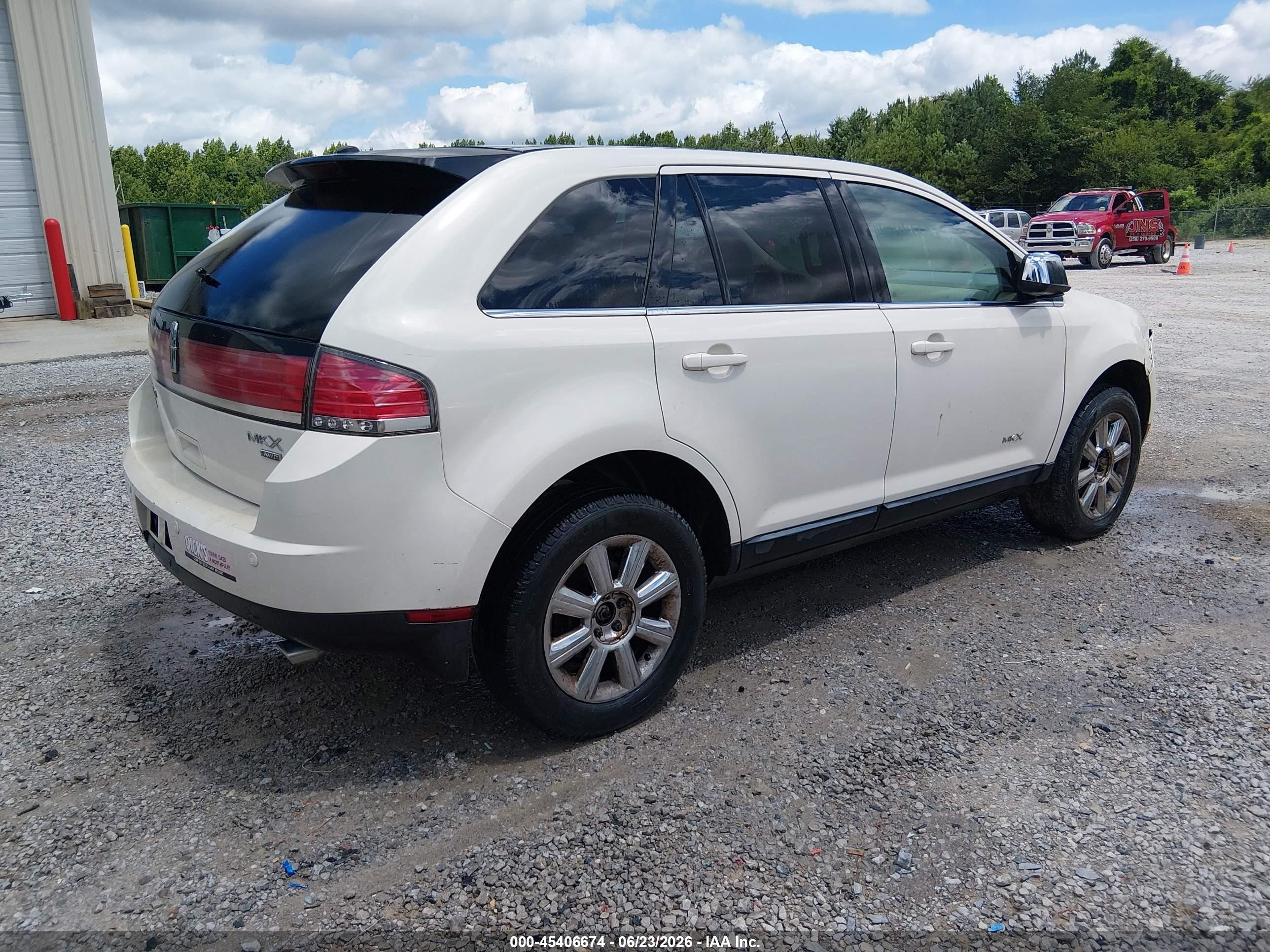2007 Lincoln Mkx   Белый vin: 2LMDU88C57BJ02969