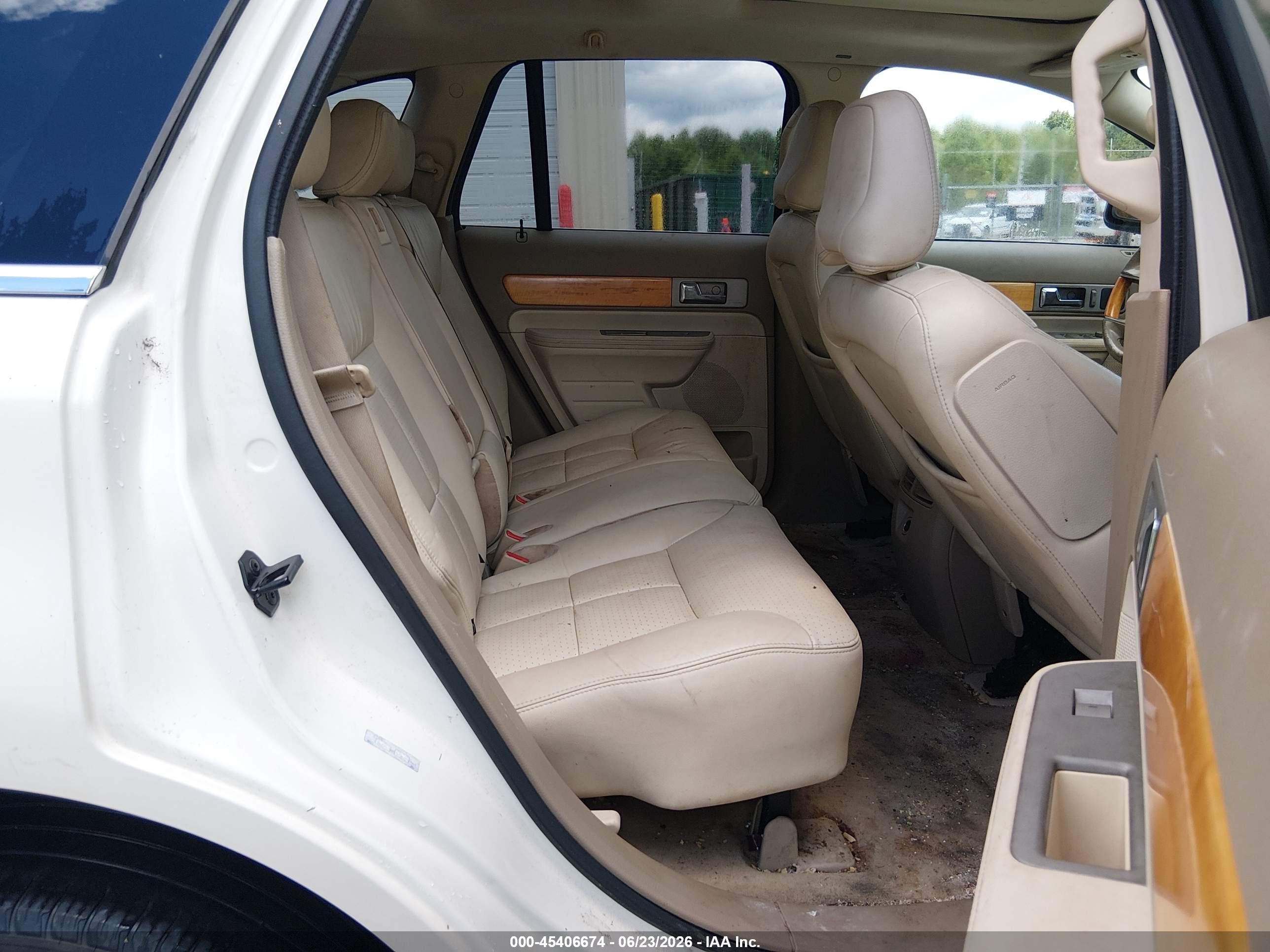 2007 Lincoln Mkx   Белый vin: 2LMDU88C57BJ02969