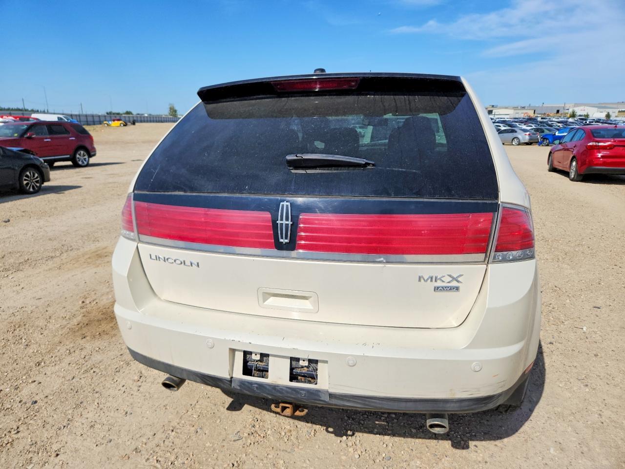 2007 Lincoln Mkx White vin: 2LMDU88C57BJ03331