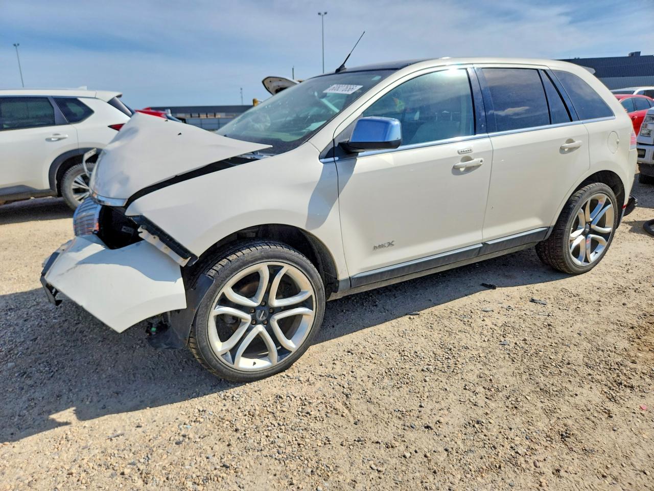 2007 Lincoln Mkx White vin: 2LMDU88C57BJ03331