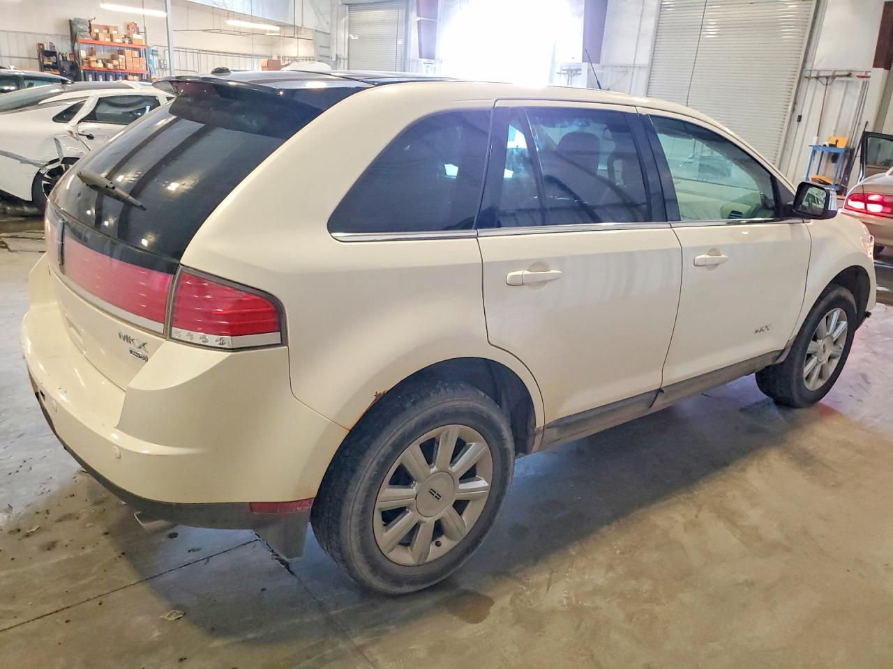 2007 Lincoln Mkx White vin: 2LMDU88C57BJ36040