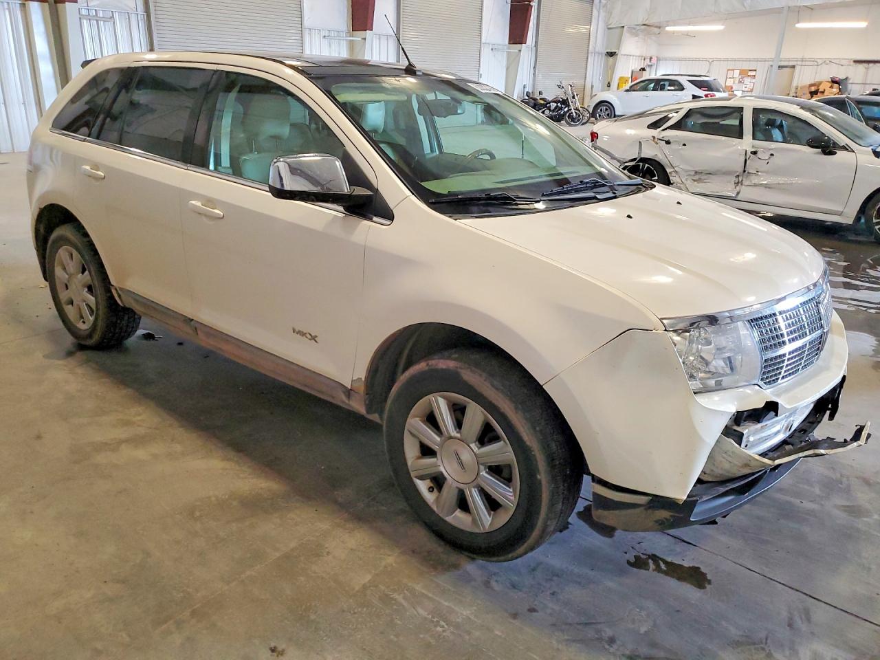 2007 Lincoln Mkx White vin: 2LMDU88C57BJ36040