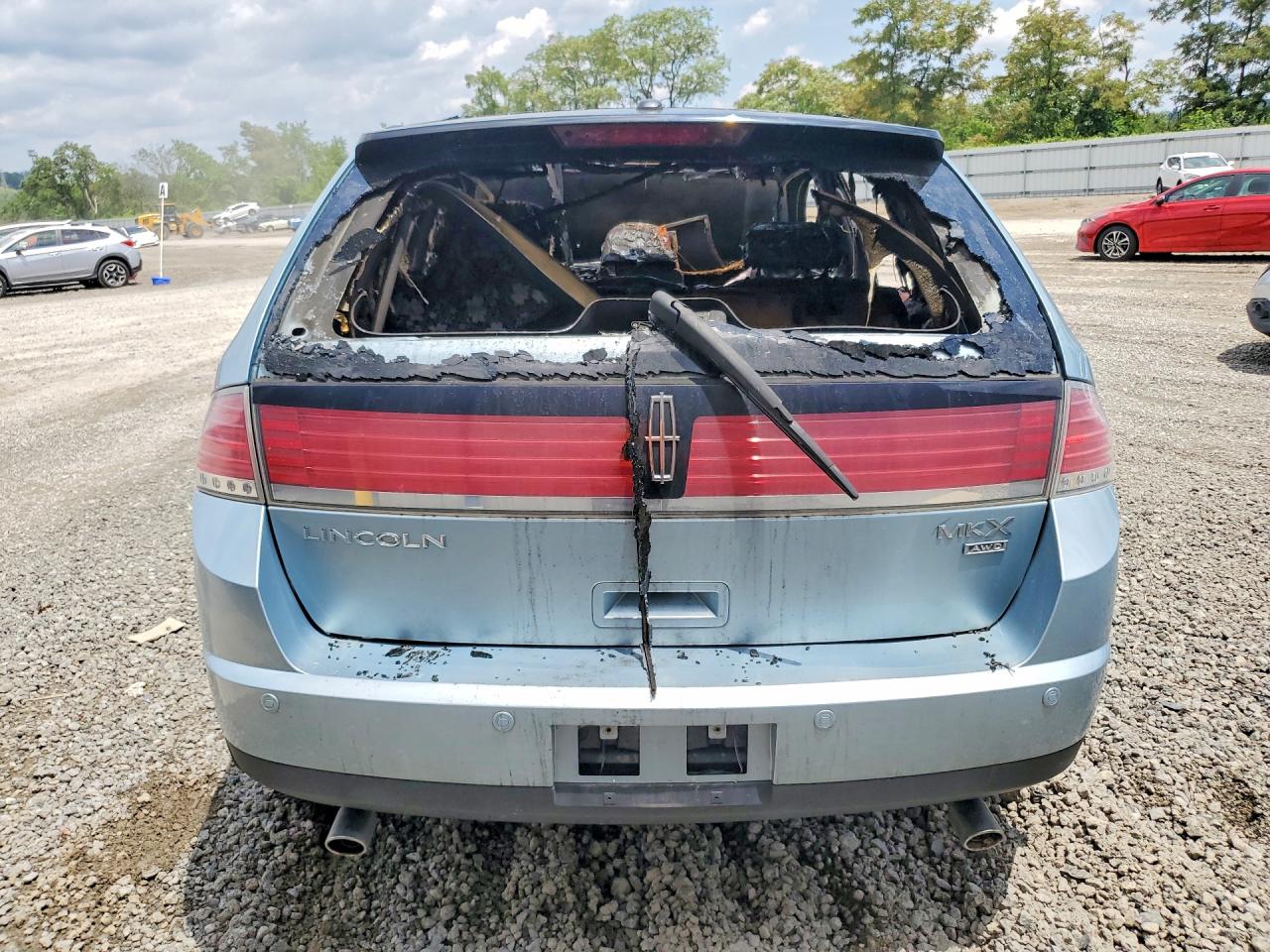 2008 Lincoln Mkx Blue vin: 2LMDU88C58BJ23418