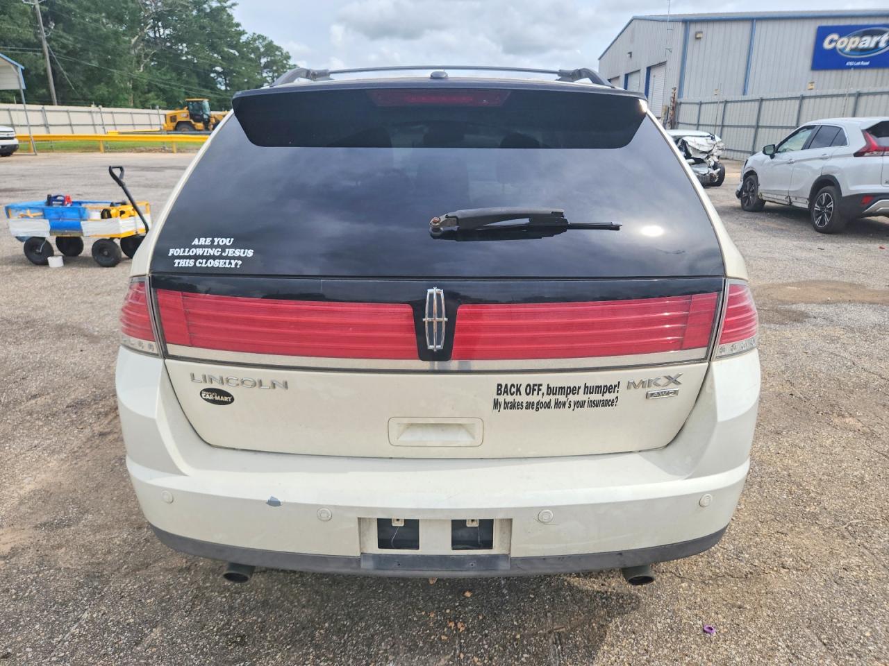 2008 Lincoln Mkx White vin: 2LMDU88C58BJ27680