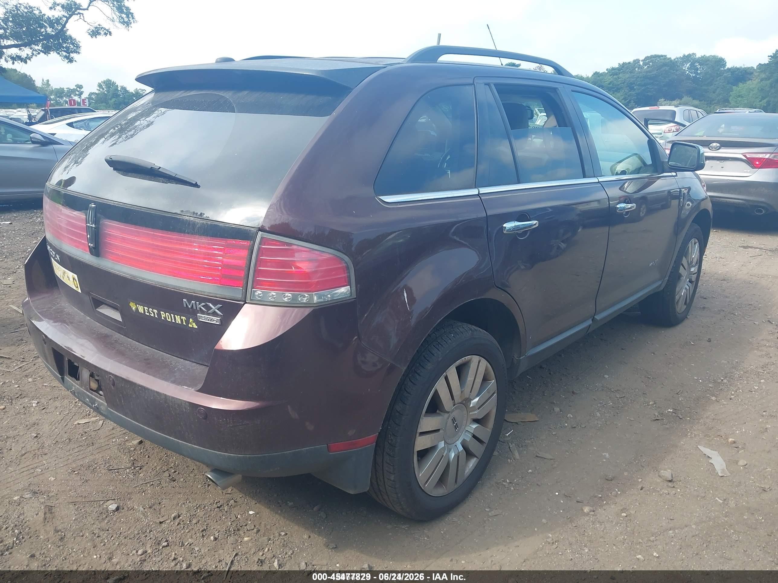 2009 Lincoln Mkx   Maroon vin: 2LMDU88C59BJ03025