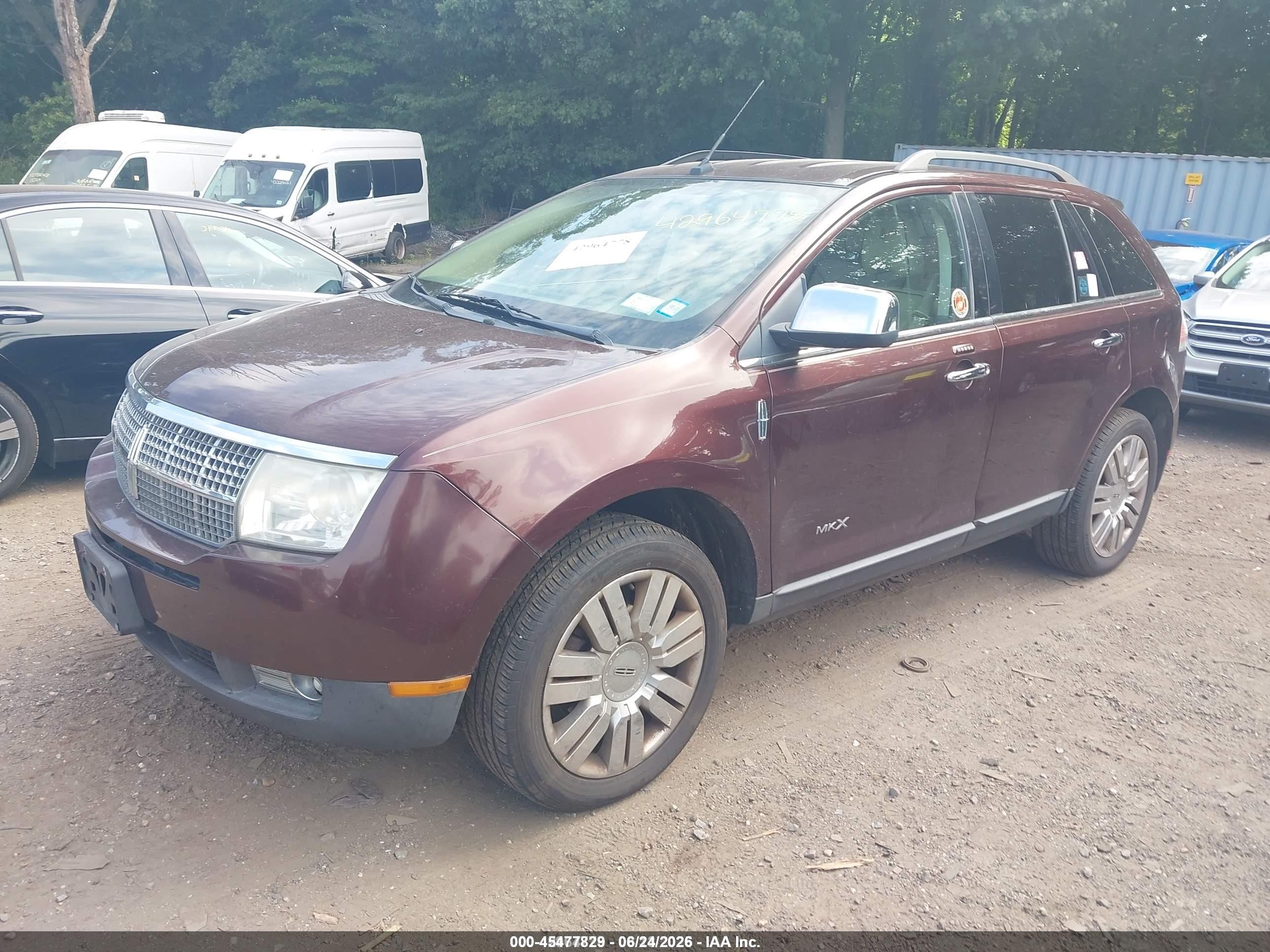 2009 Lincoln Mkx   Maroon vin: 2LMDU88C59BJ03025
