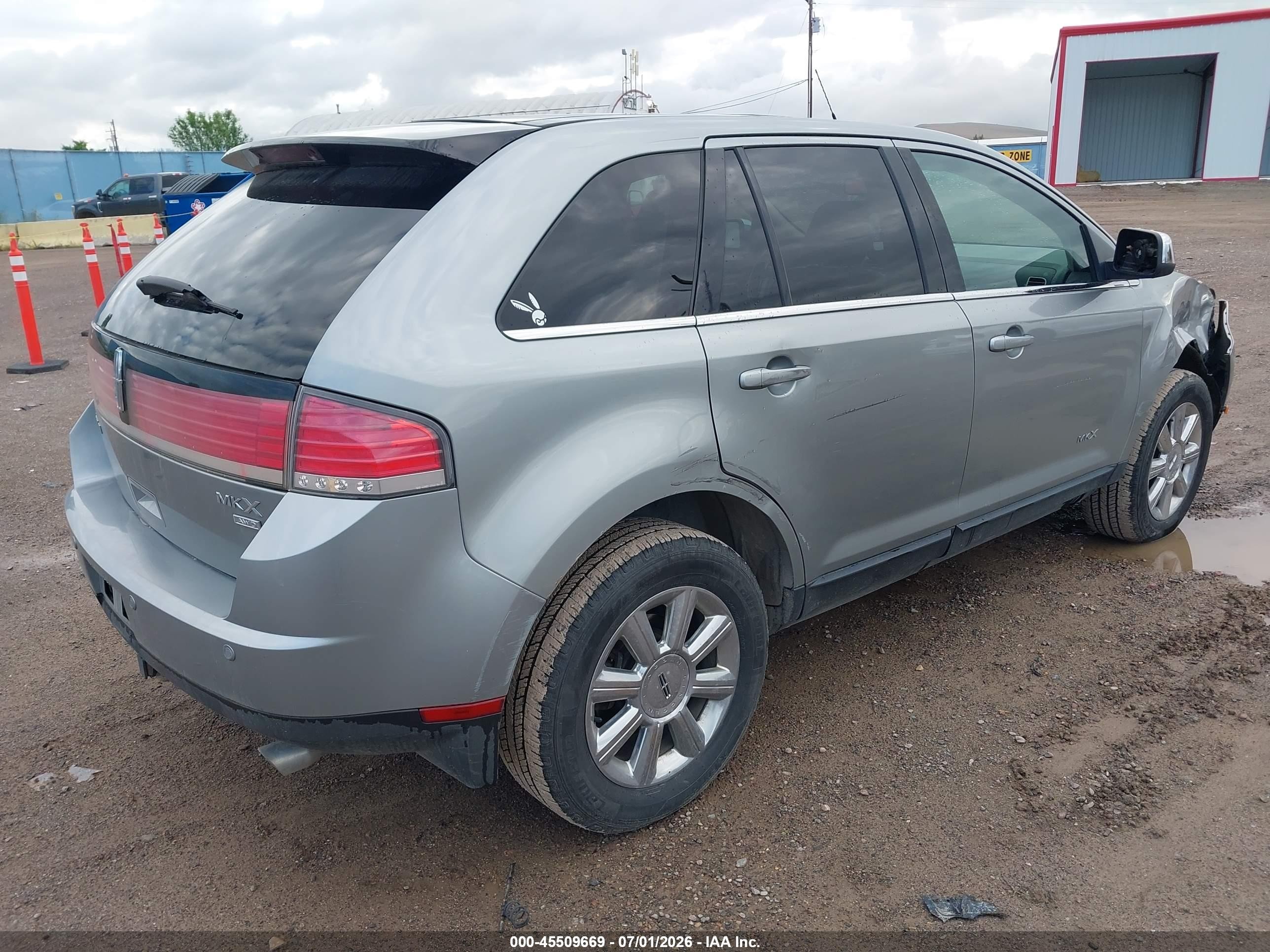 2007 Lincoln Mkx   Silver vin: 2LMDU88C67BJ03094