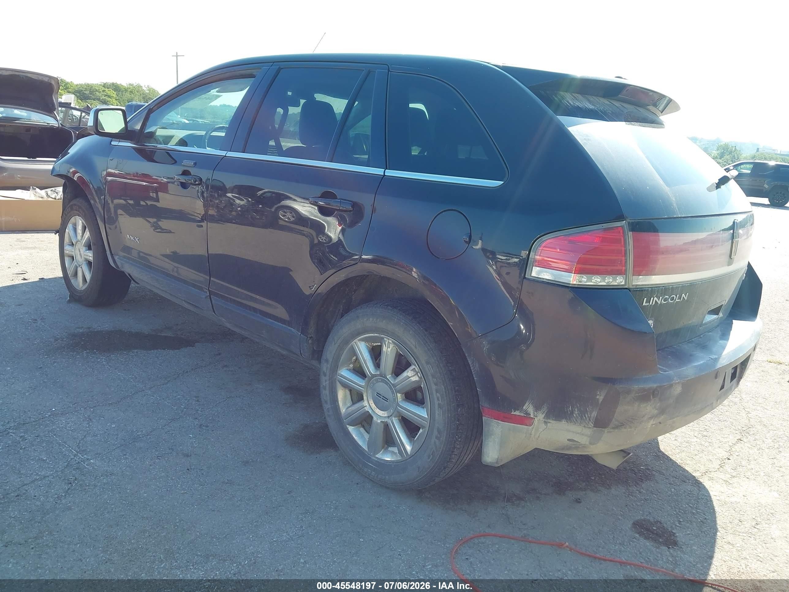 2007 Lincoln Mkx   Черный vin: 2LMDU88C67BJ12443