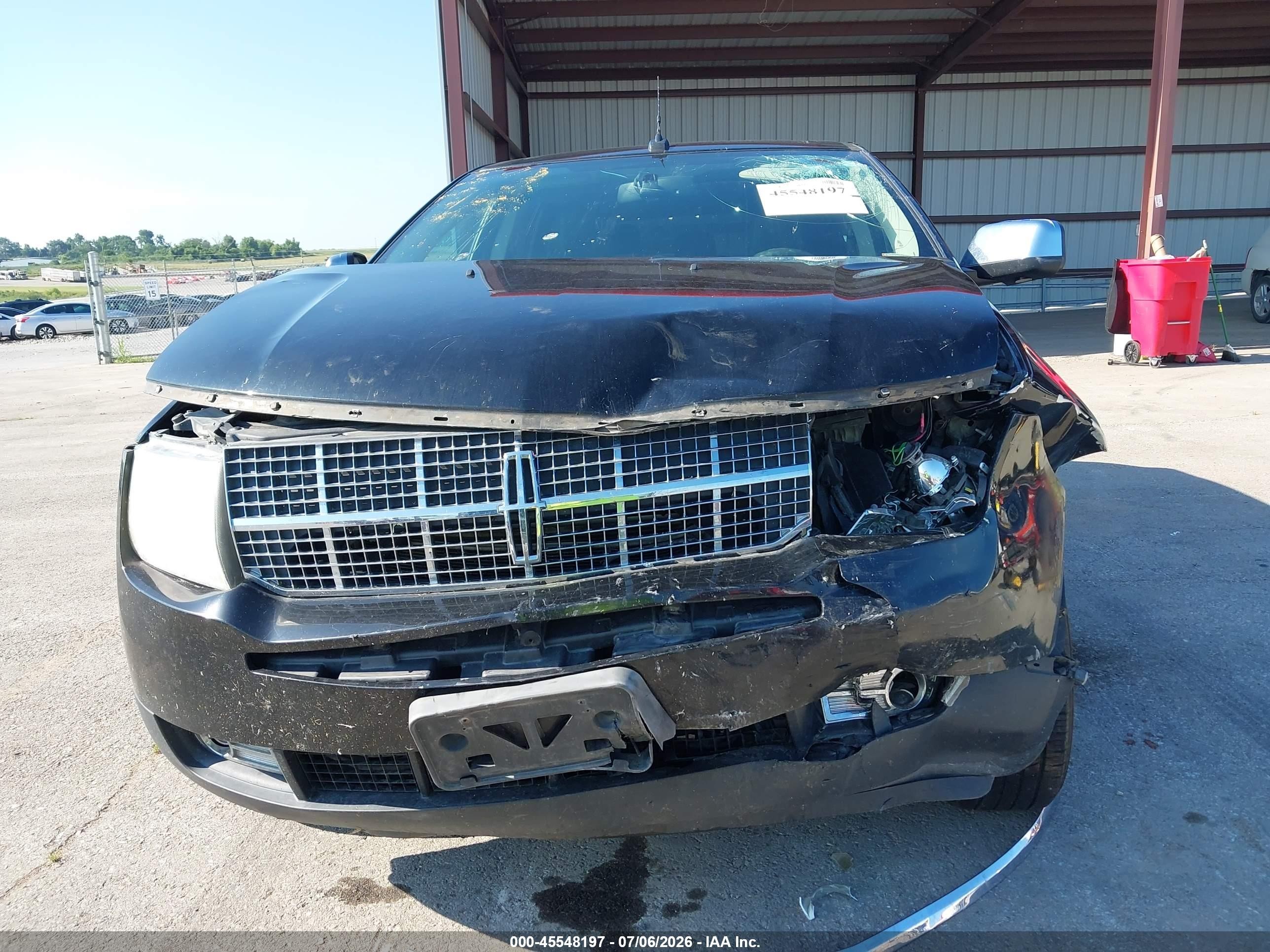 2007 Lincoln Mkx   Черный vin: 2LMDU88C67BJ12443