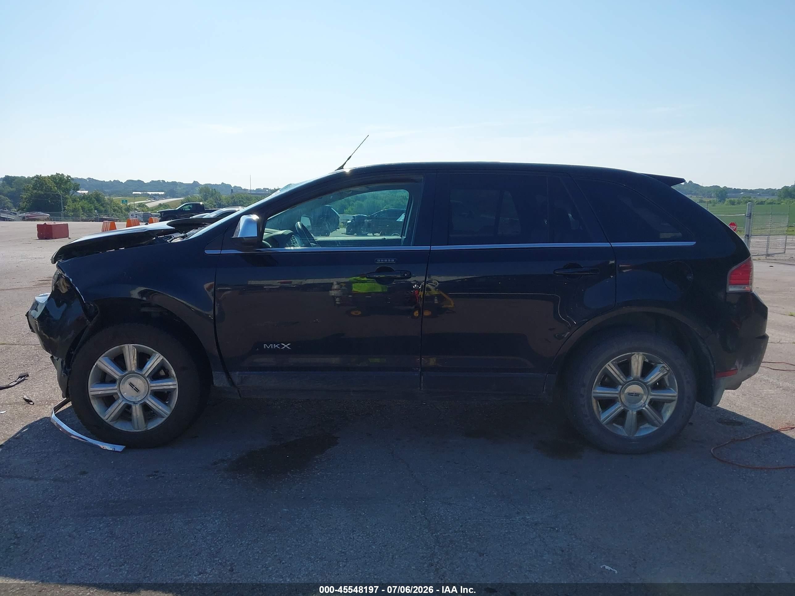 2007 Lincoln Mkx   Черный vin: 2LMDU88C67BJ12443