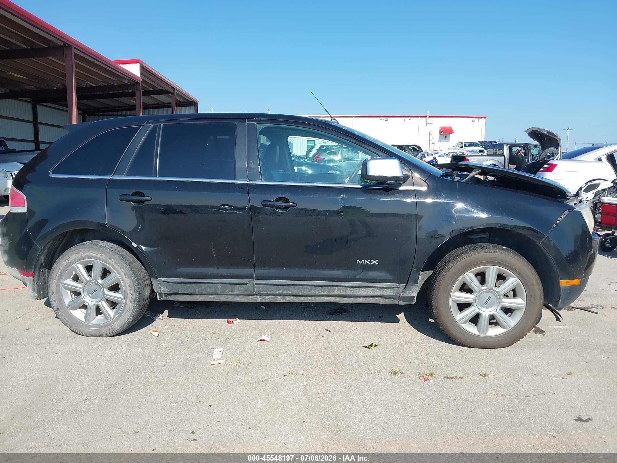 2007 Lincoln Mkx   Черный vin: 2LMDU88C67BJ12443