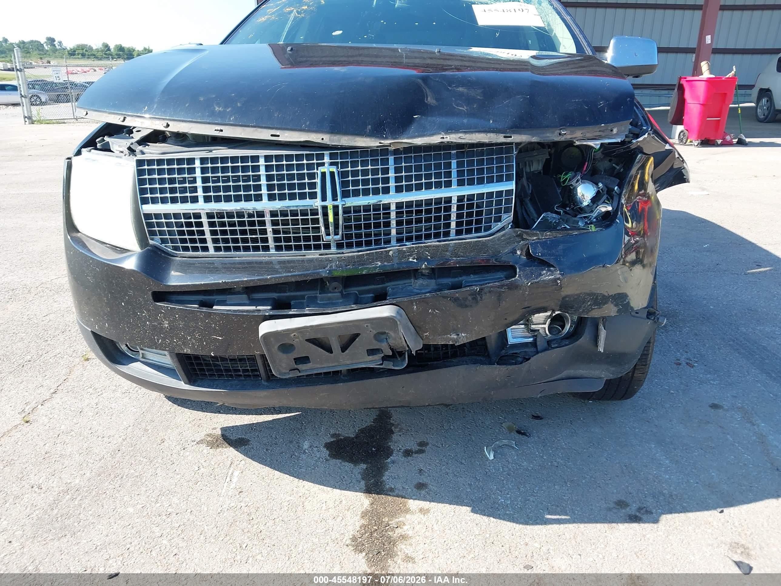 2007 Lincoln Mkx   Черный vin: 2LMDU88C67BJ12443