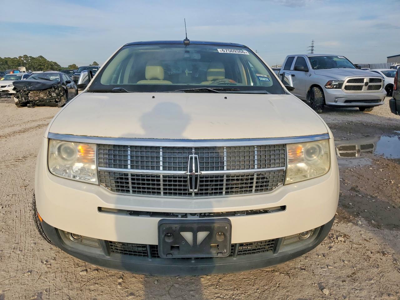 2007 Lincoln Mkx White vin: 2LMDU88C67BJ25693