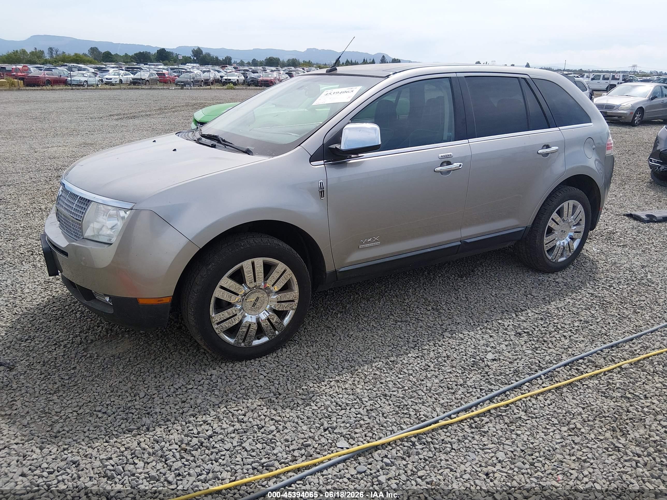 2008 Lincoln Mkx   Gray vin: 2LMDU88C68BJ03470