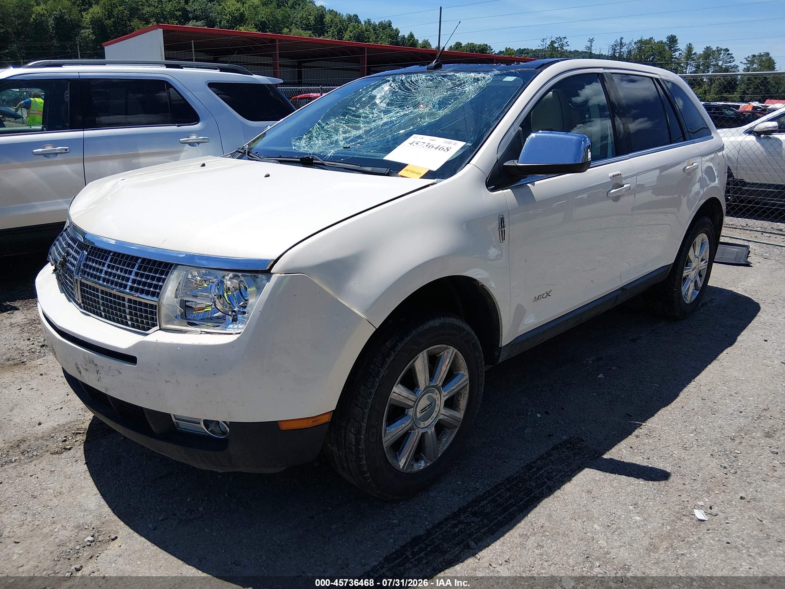 2008 Lincoln Mkx   Белый vin: 2LMDU88C68BJ06210