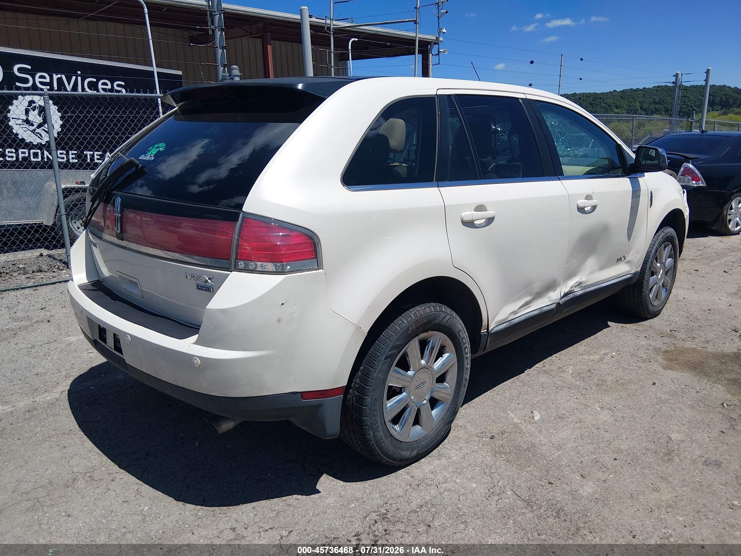 2008 Lincoln Mkx   Белый vin: 2LMDU88C68BJ06210