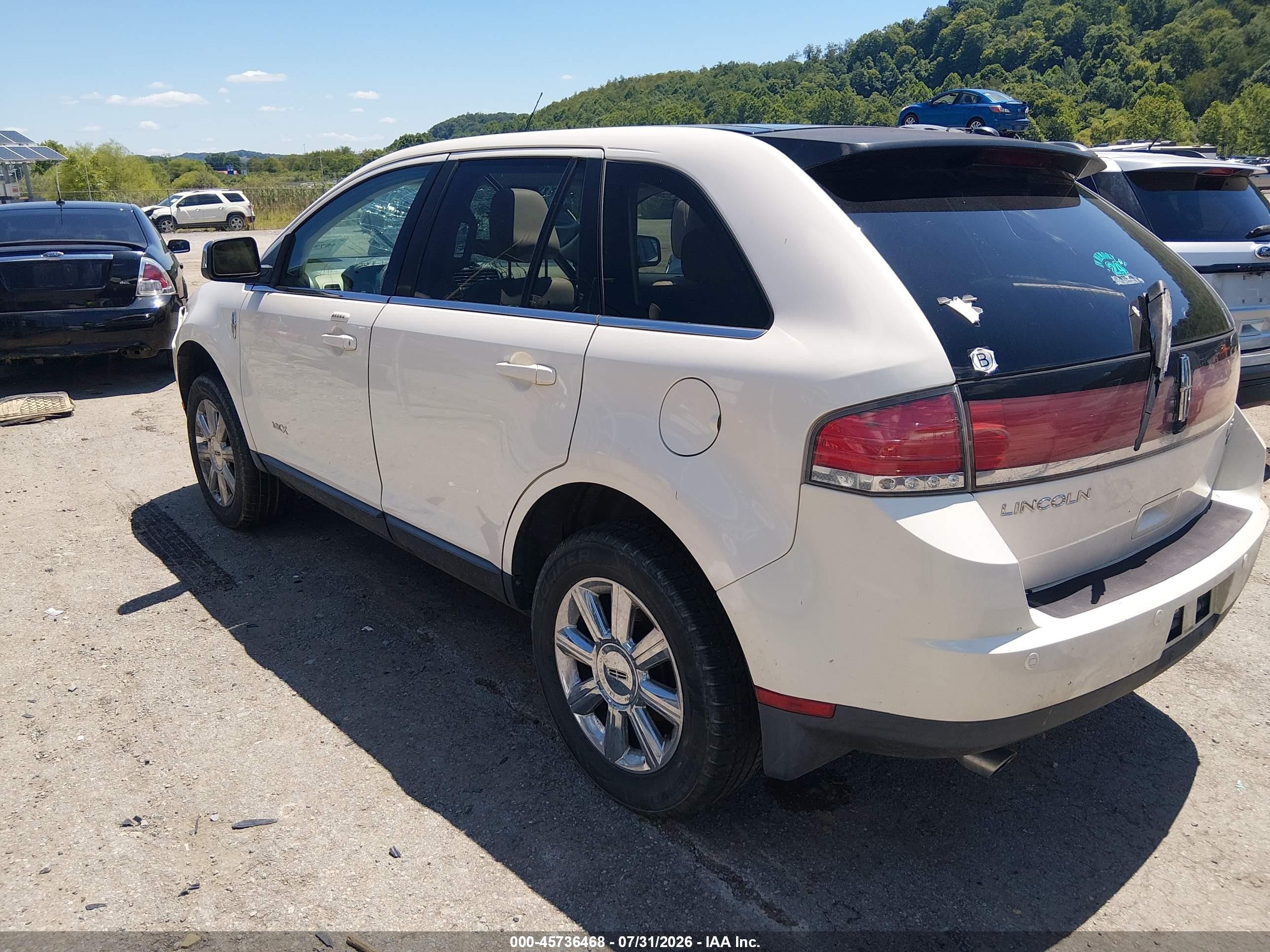 2008 Lincoln Mkx   Белый vin: 2LMDU88C68BJ06210