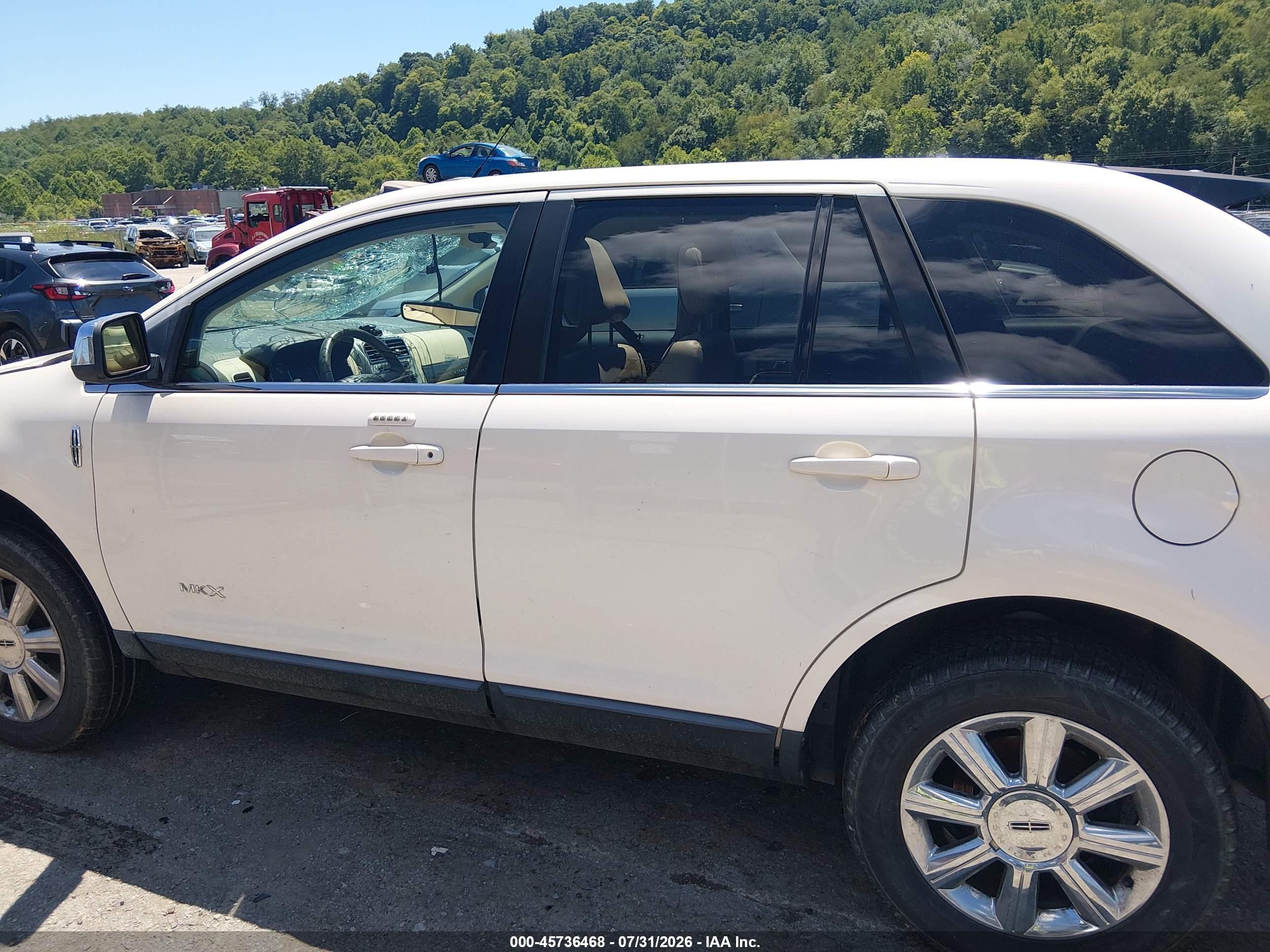 2008 Lincoln Mkx   Белый vin: 2LMDU88C68BJ06210